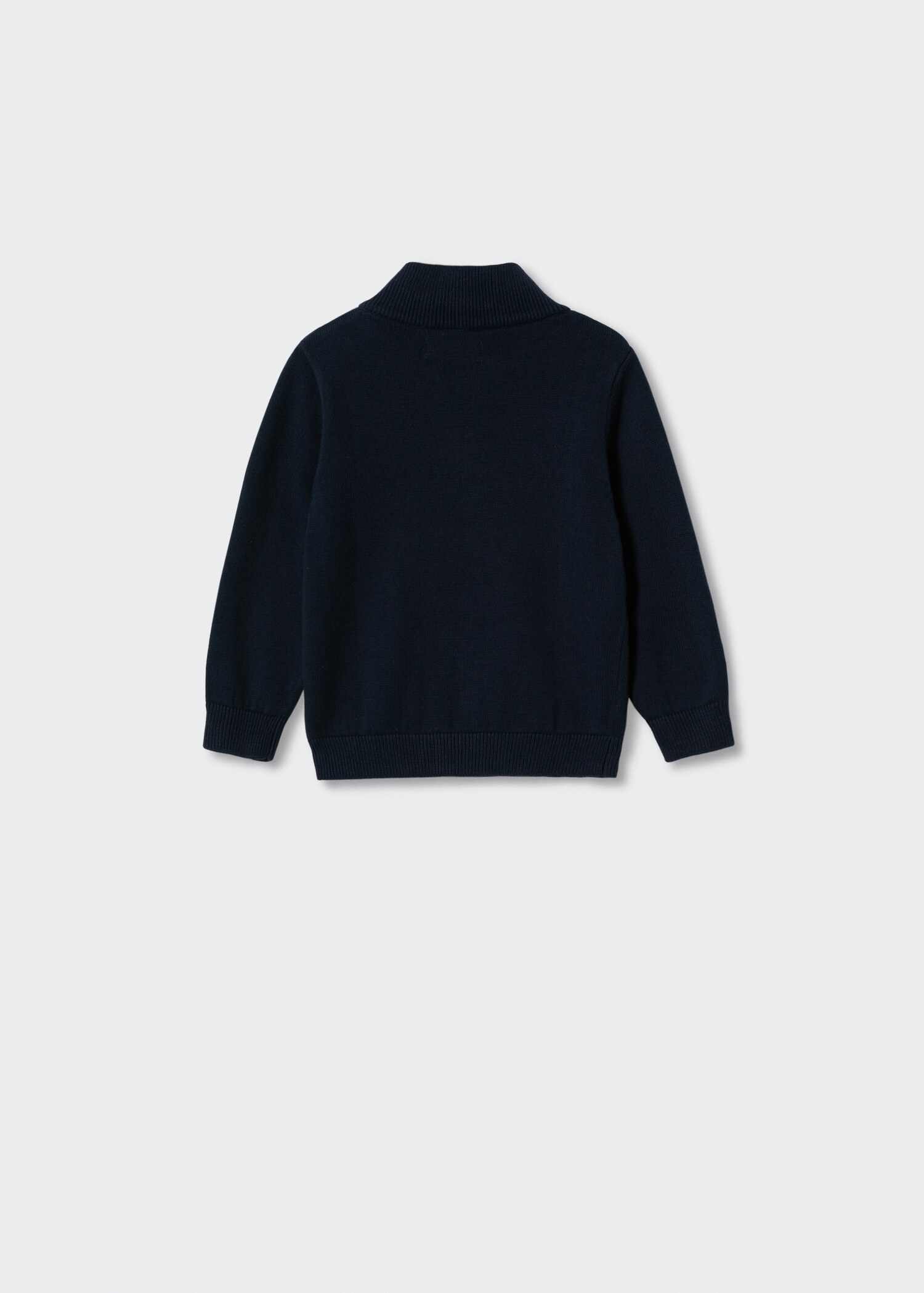 Jersey cuello alto cremallera - Reverso del artículo