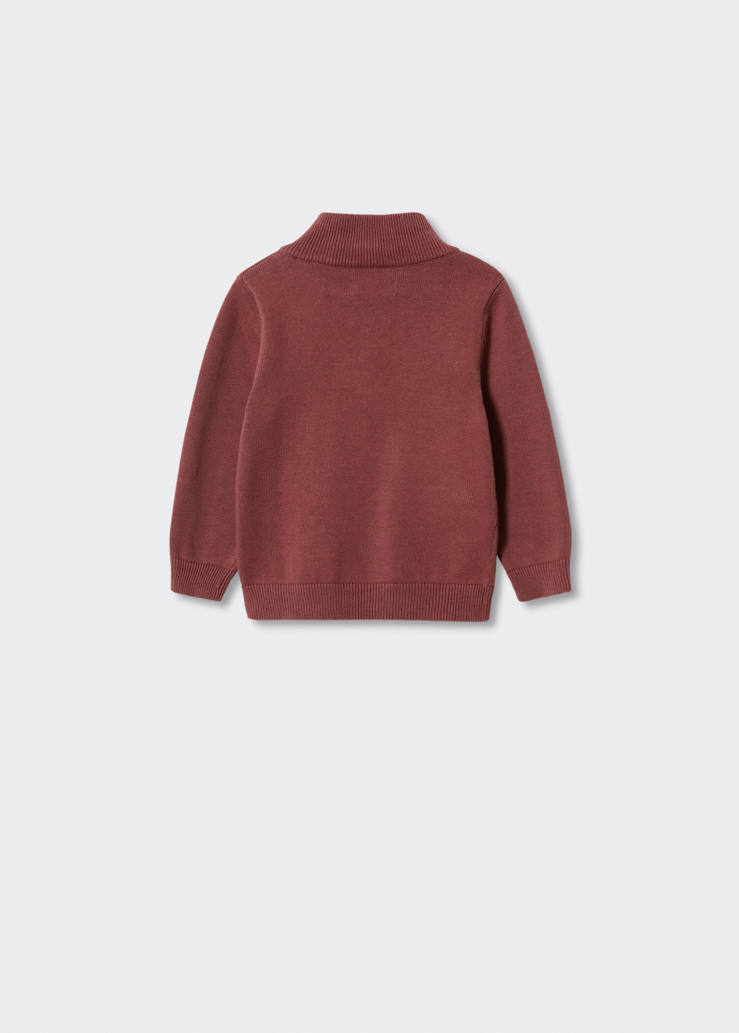 Jersey cuello alto cremallera - Reverso del artículo