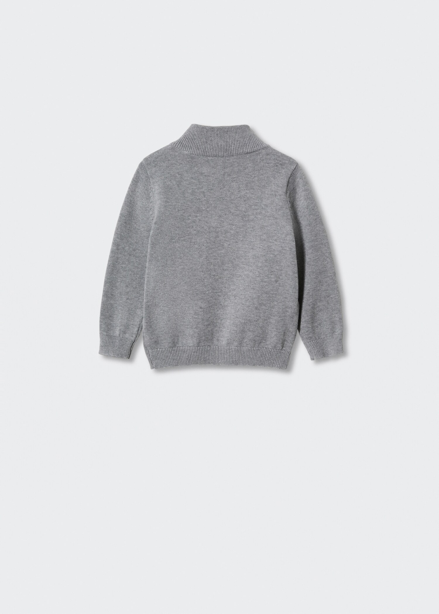 Jersey cuello alto cremallera - Reverso del artículo