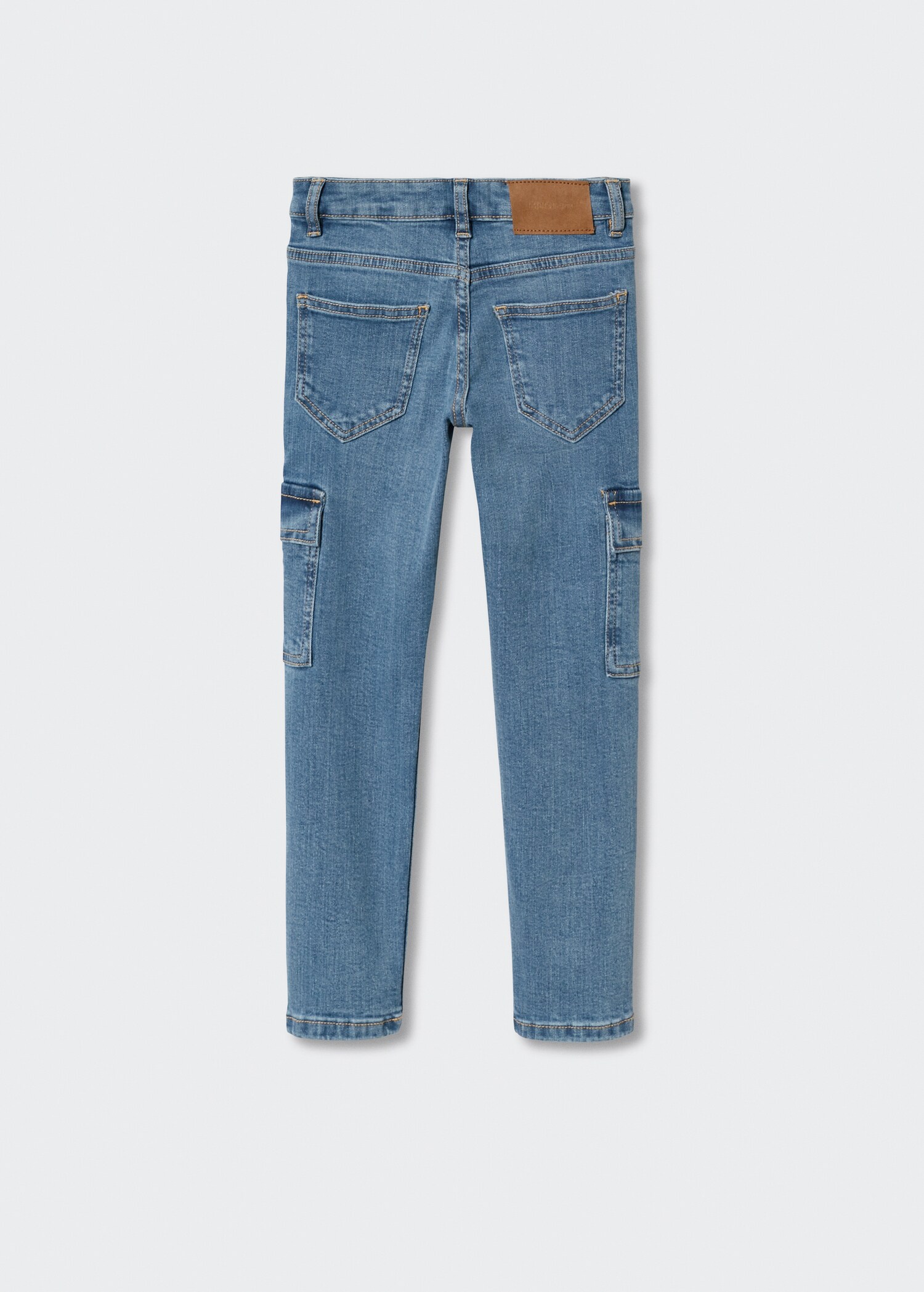 Cargo-Jeans mit Taschen - Rückseite des Artikels