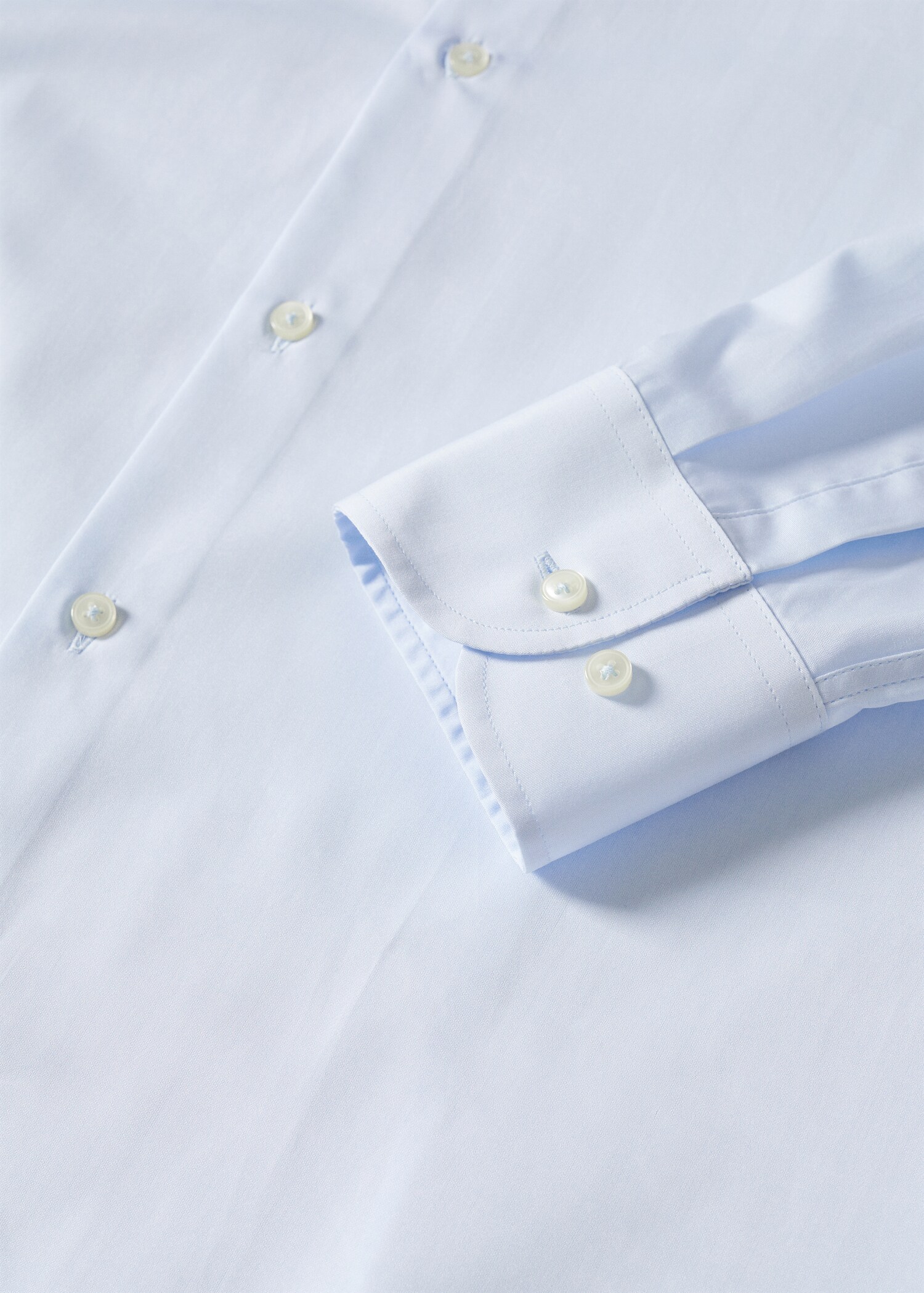 Slim fit cotton suit shirt - Details of the article 8