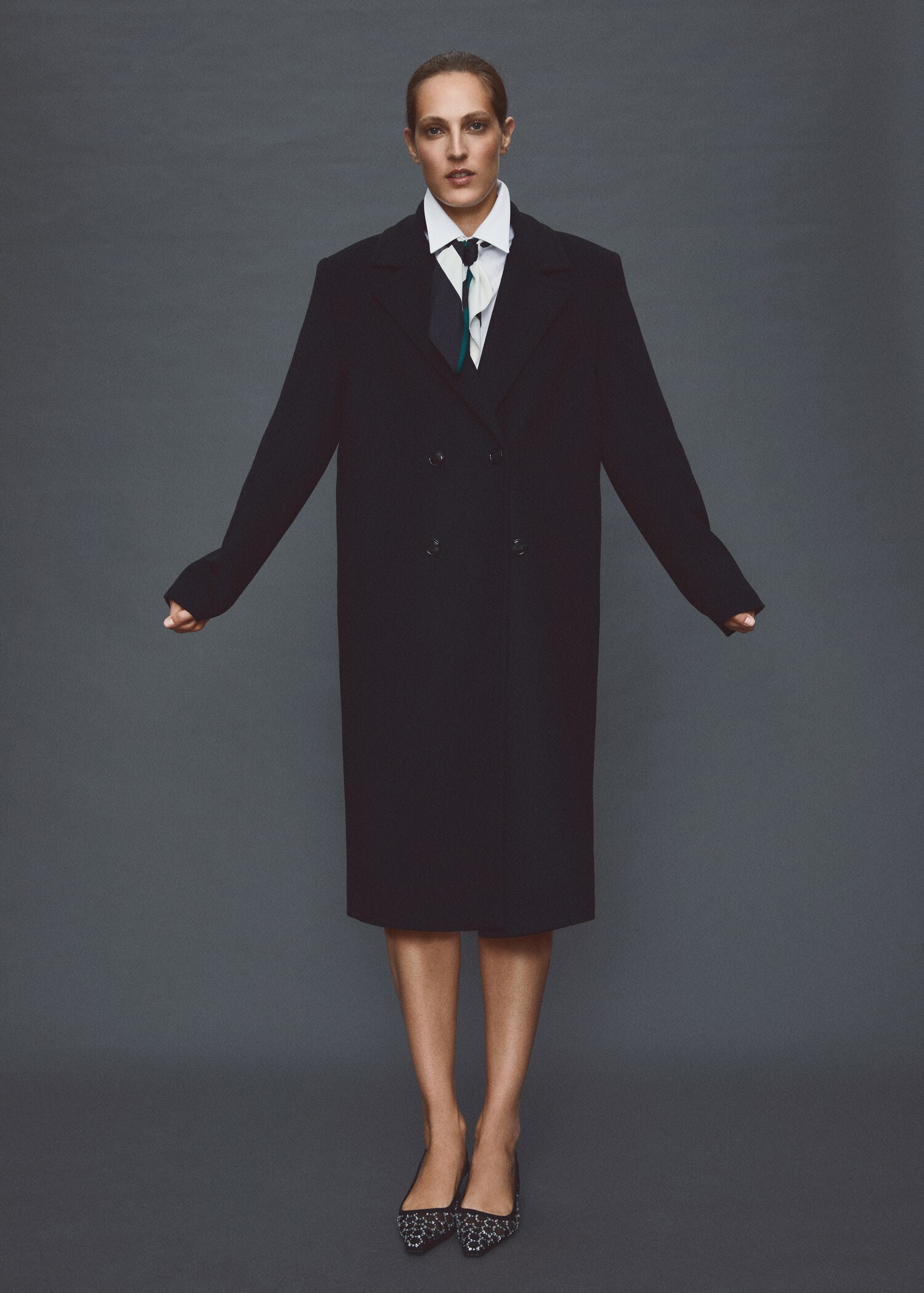 Abrigo Tailored lana oversize - Detalle del artículo 6