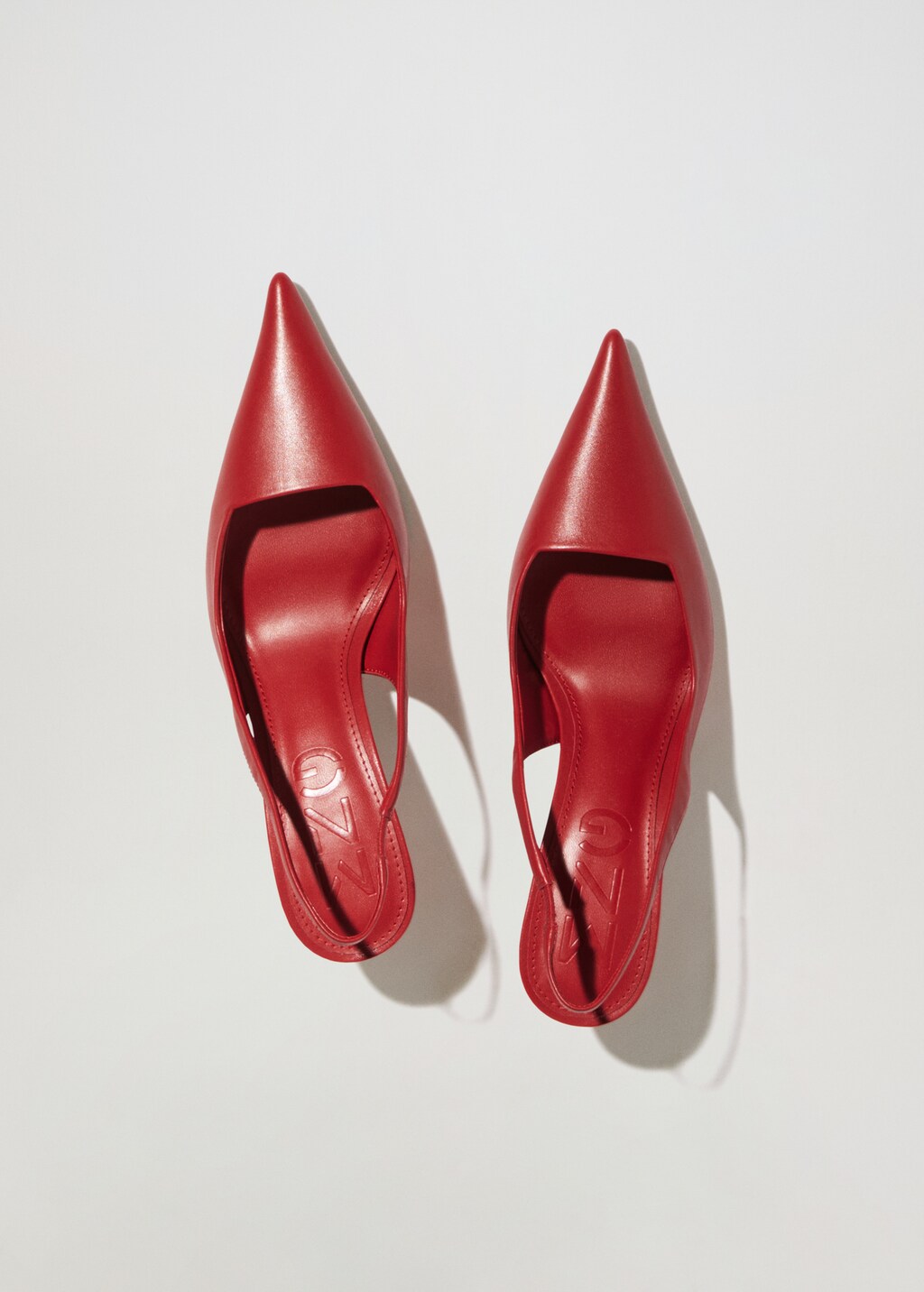Heel leather shoes Women MANGO OUTLET Czech Republic