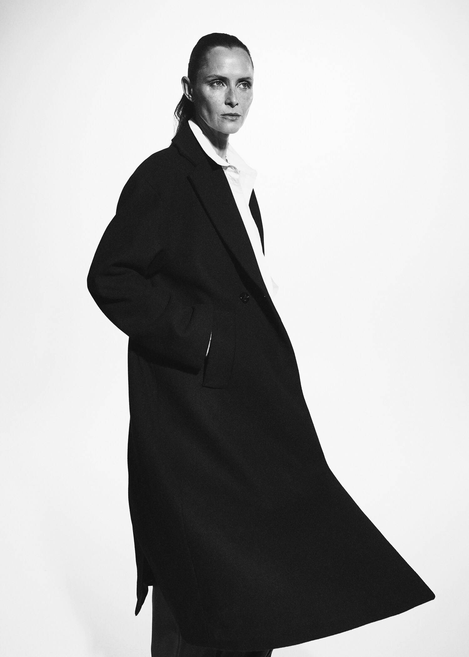 Oversize wool coat - Details of the article 2