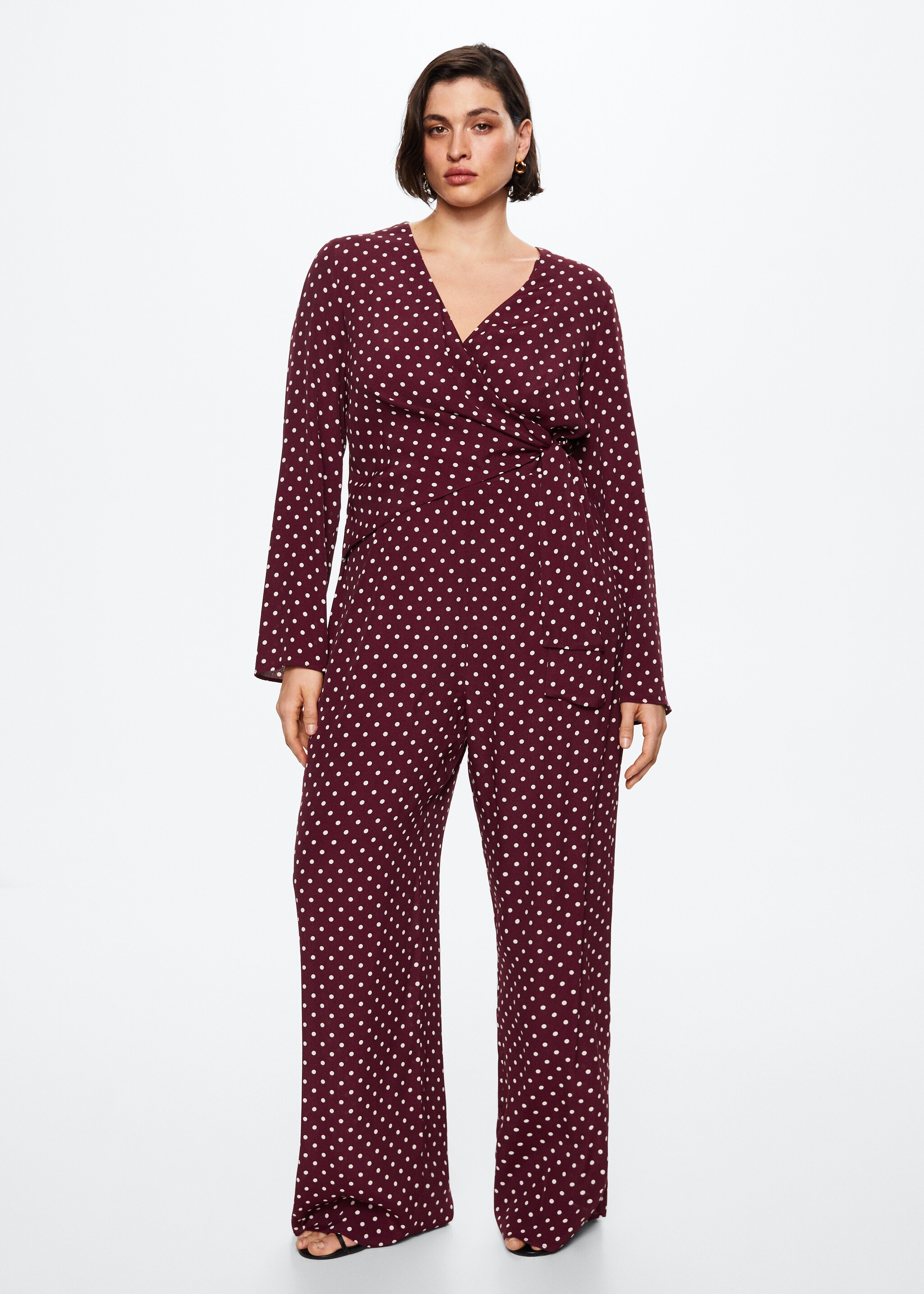Knot printed jumpsuit - Details of the article 3