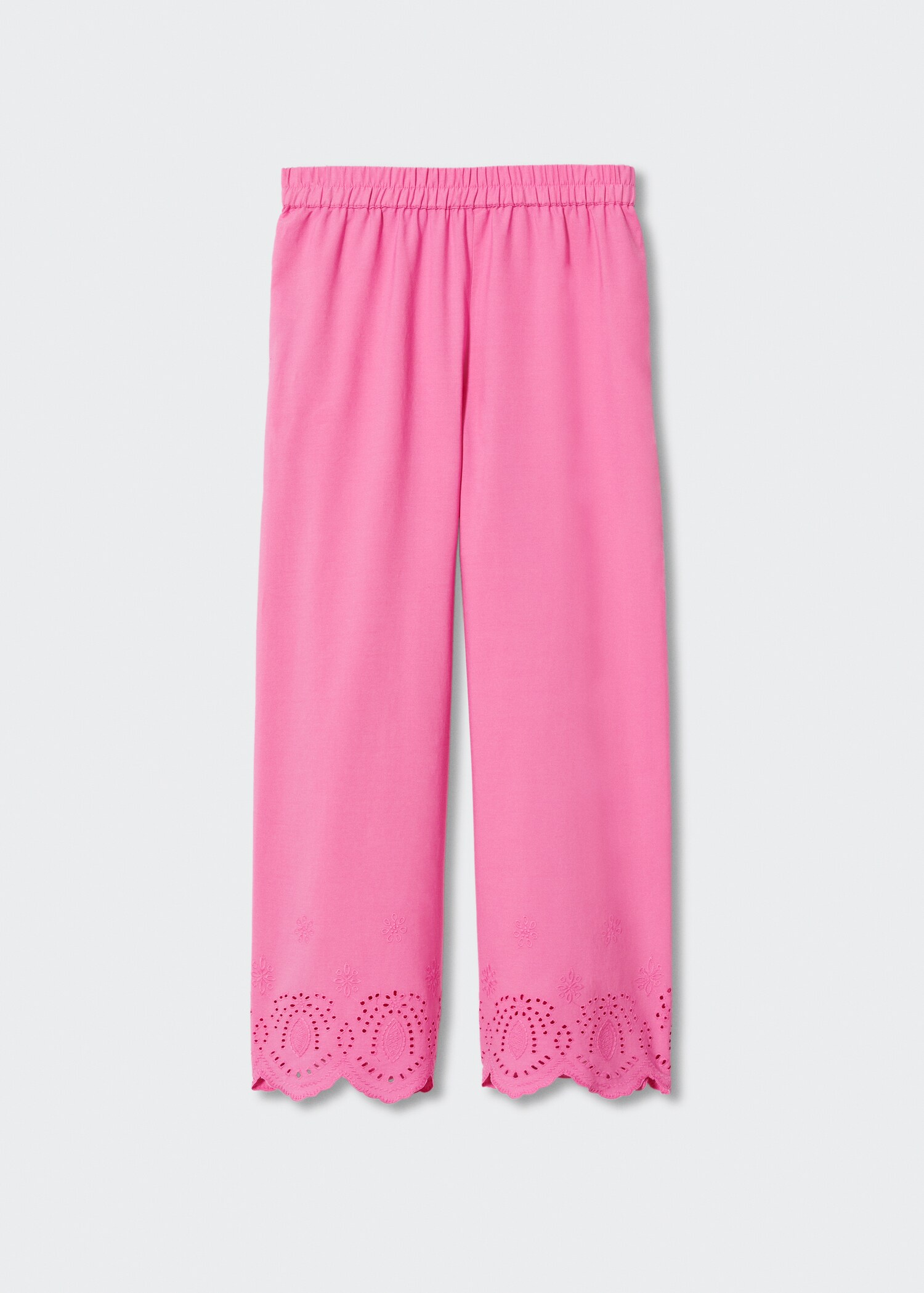 Swiss embroidered culotte trousers - Article without model