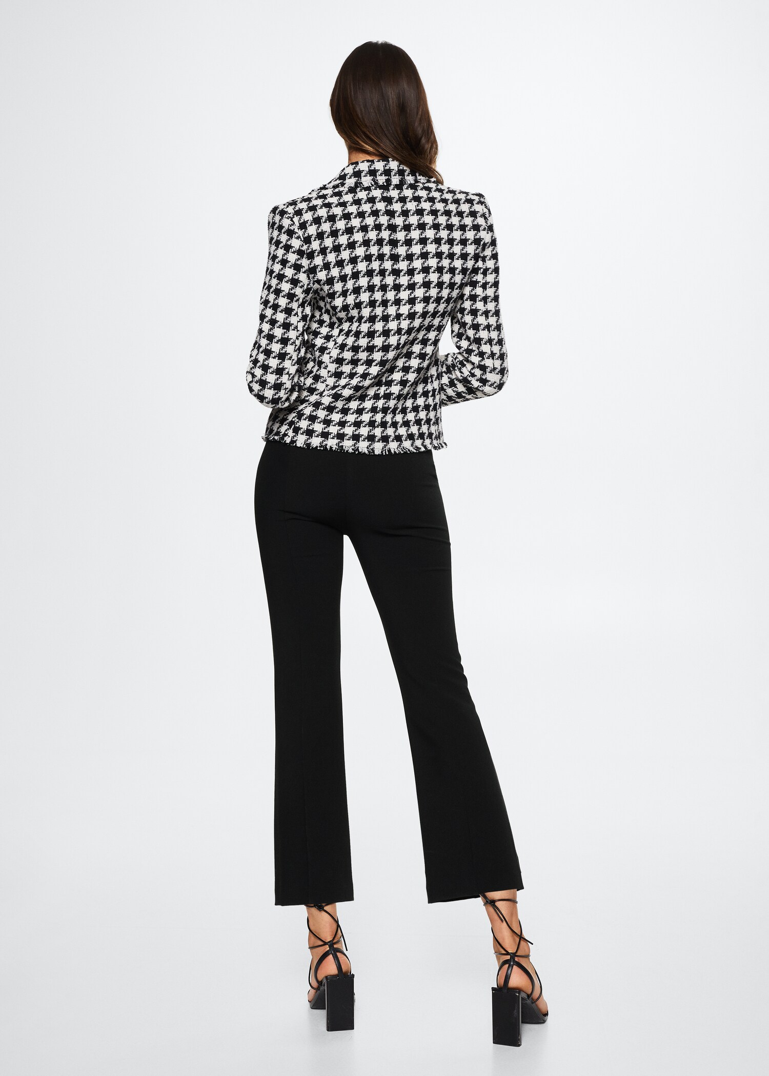 Flare crop pants - Reverse of the article