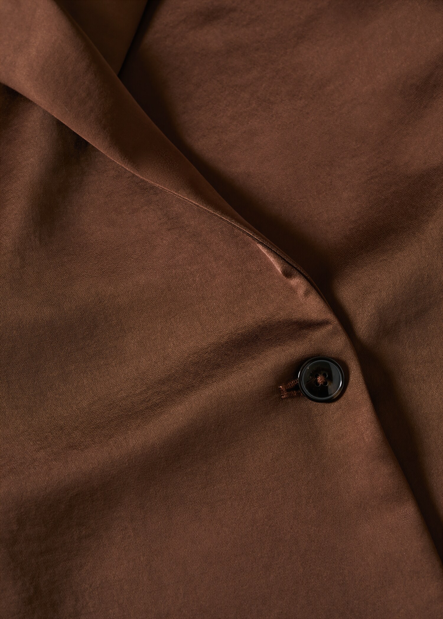 Satin double-breasted jacket - Details of the article 8