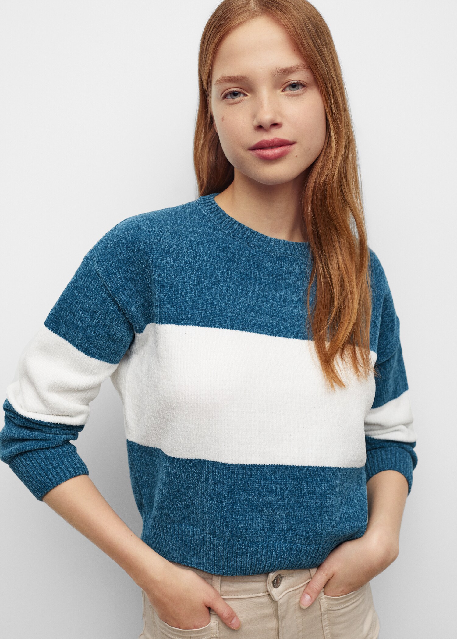Gestreifter Strickpullover - Detail des Artikels 2