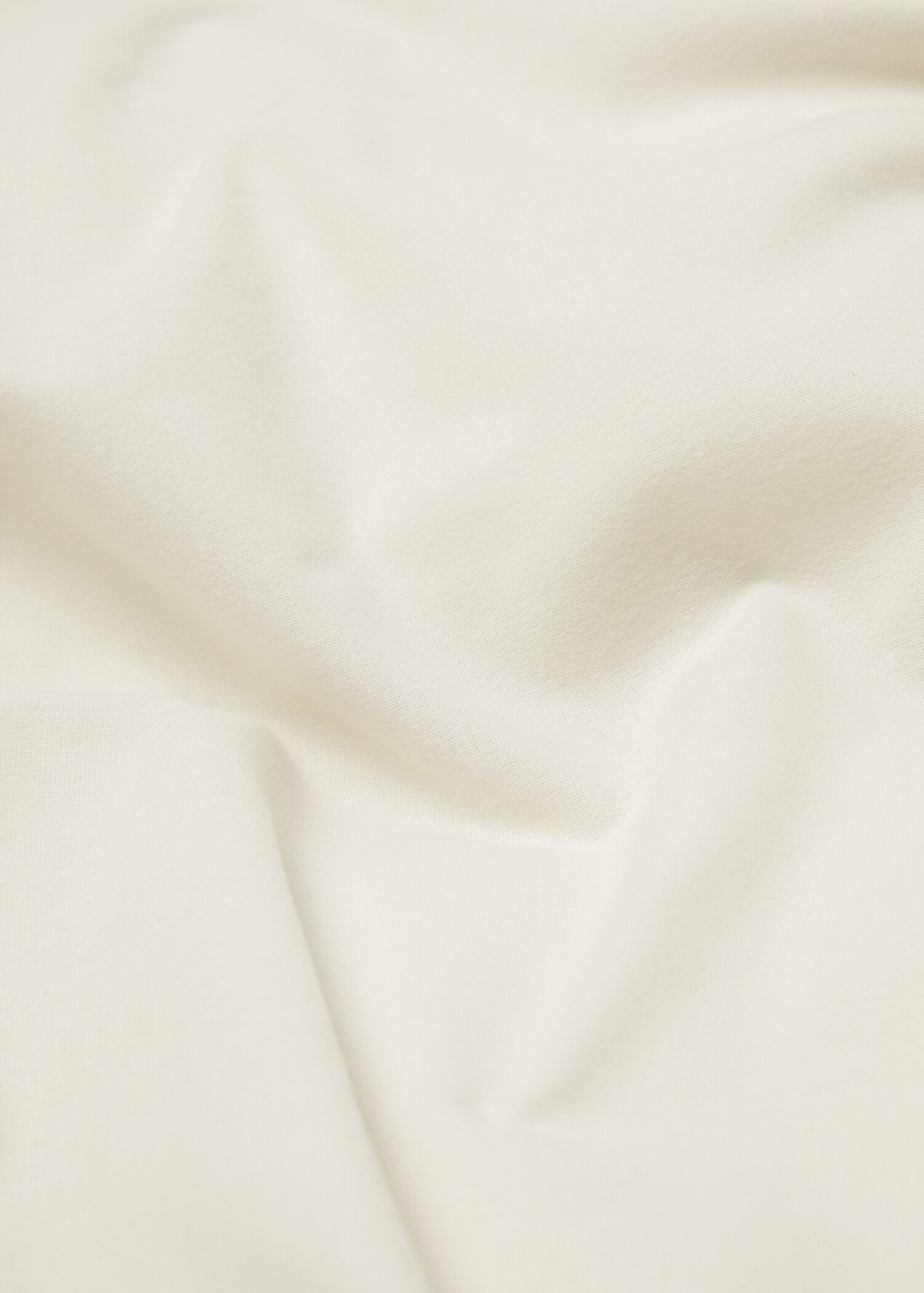 Plain flannel duvet cover Queen bed - Details of the article 2