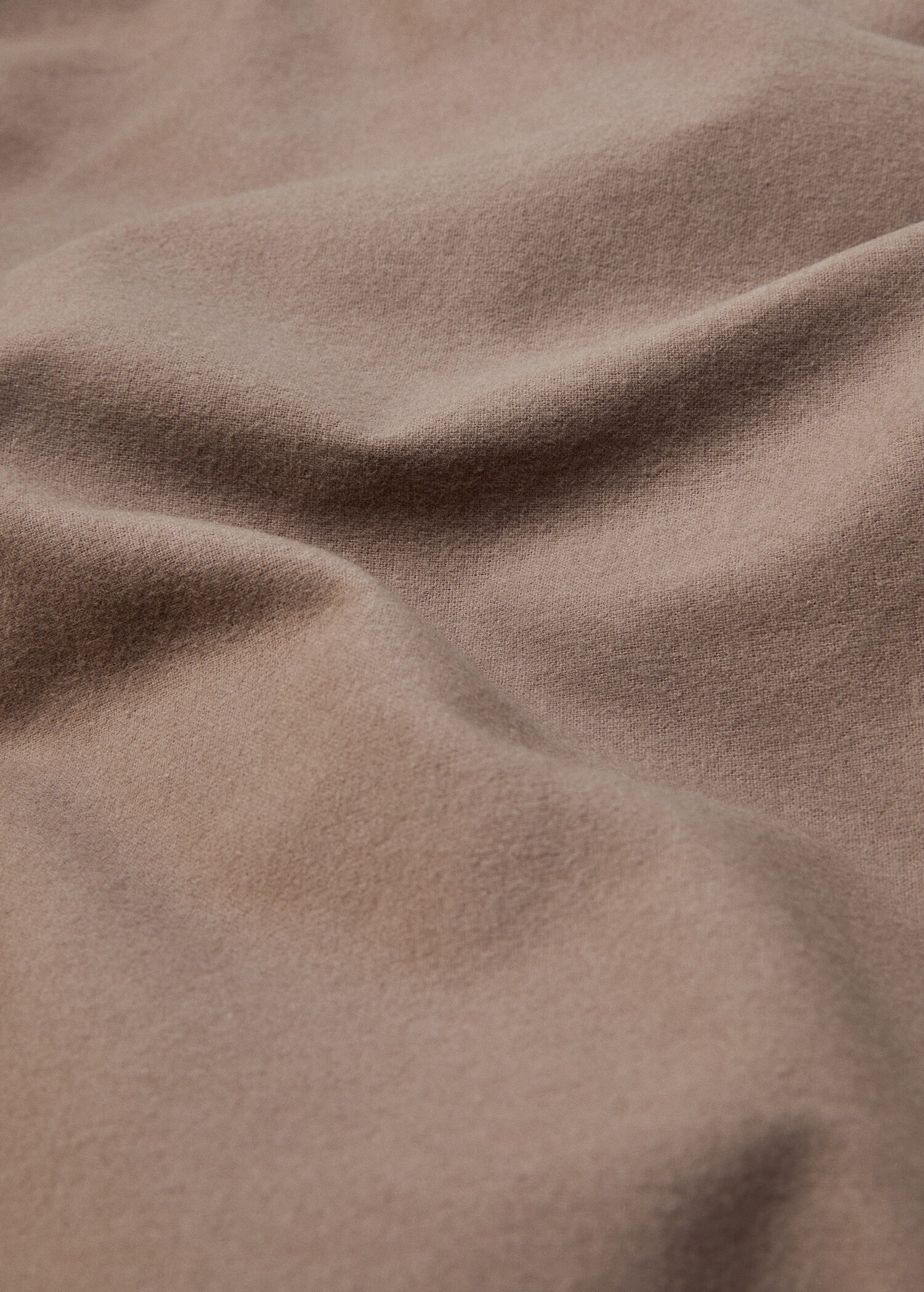 Plain flannel duvet cover Queen bed - Details of the article 2