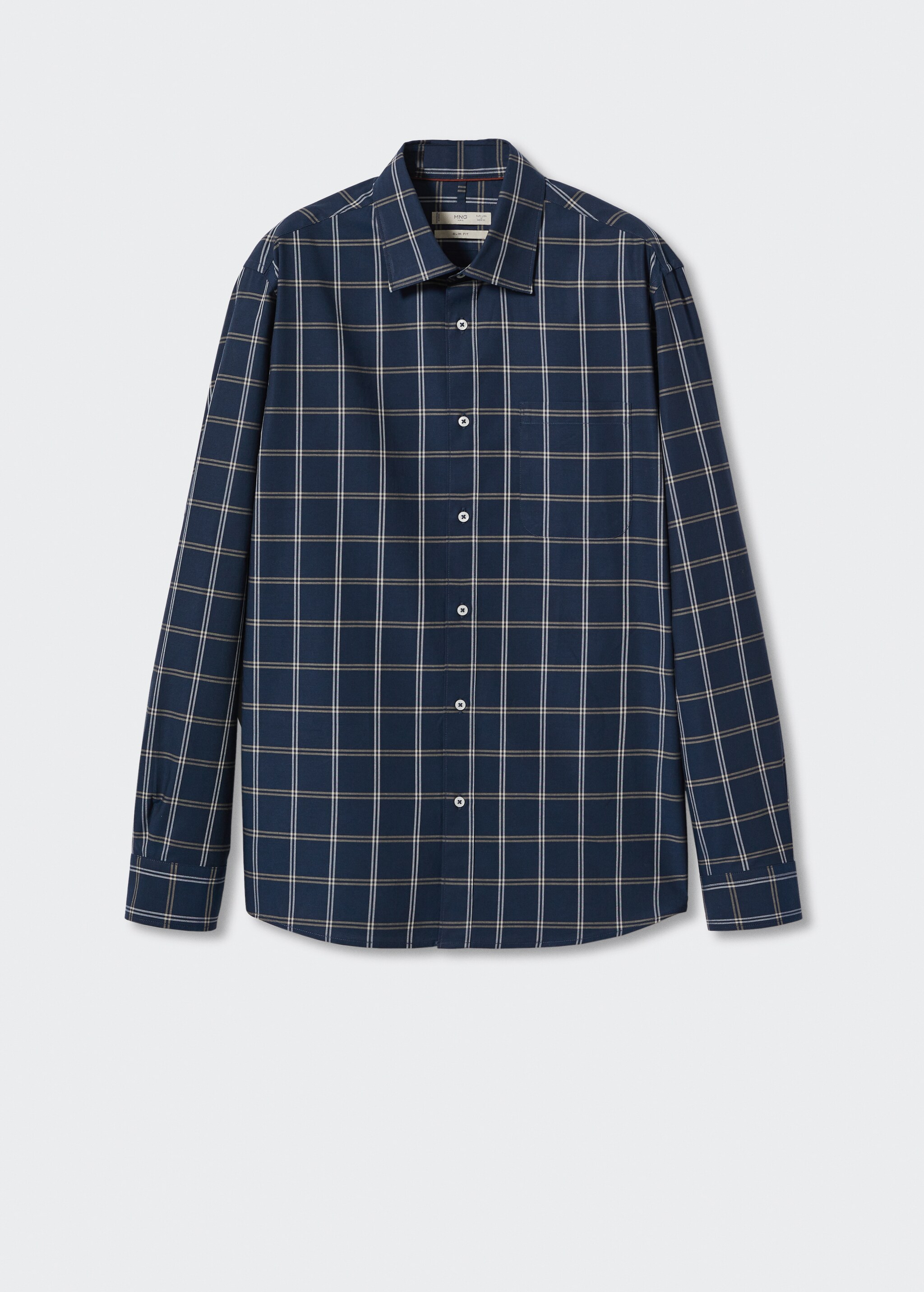 Slim-fit check shirt - Article without model