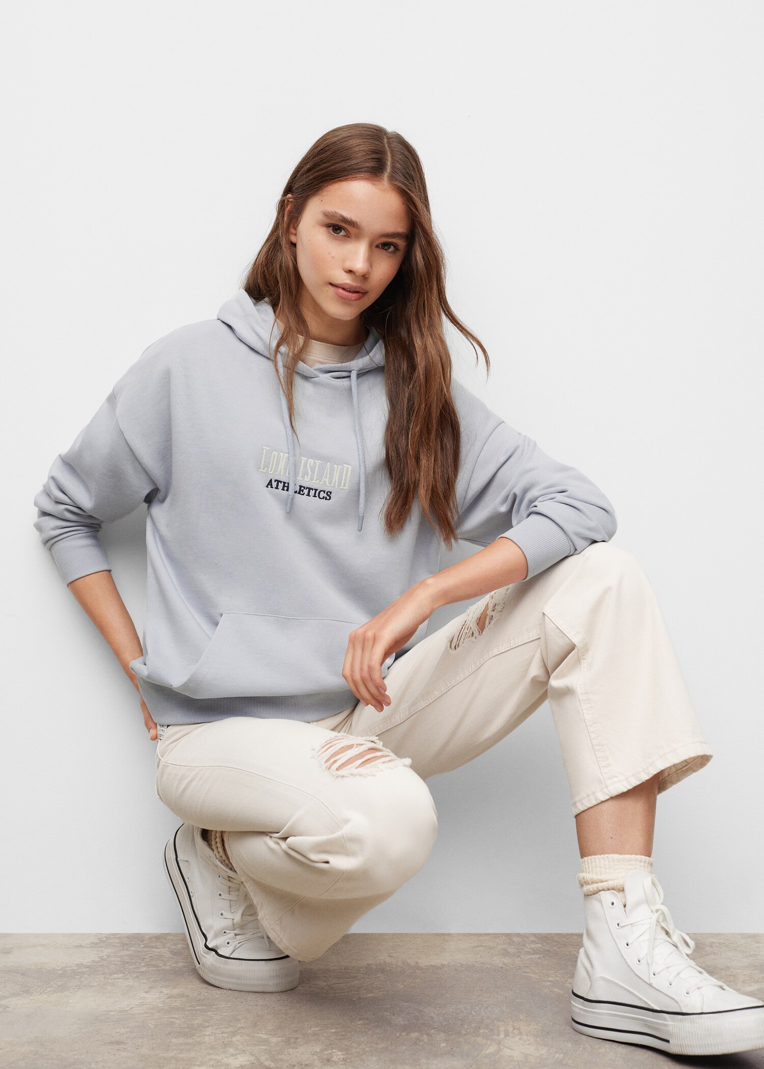 Hoodie cotton sweatshirt - Details of the article 2