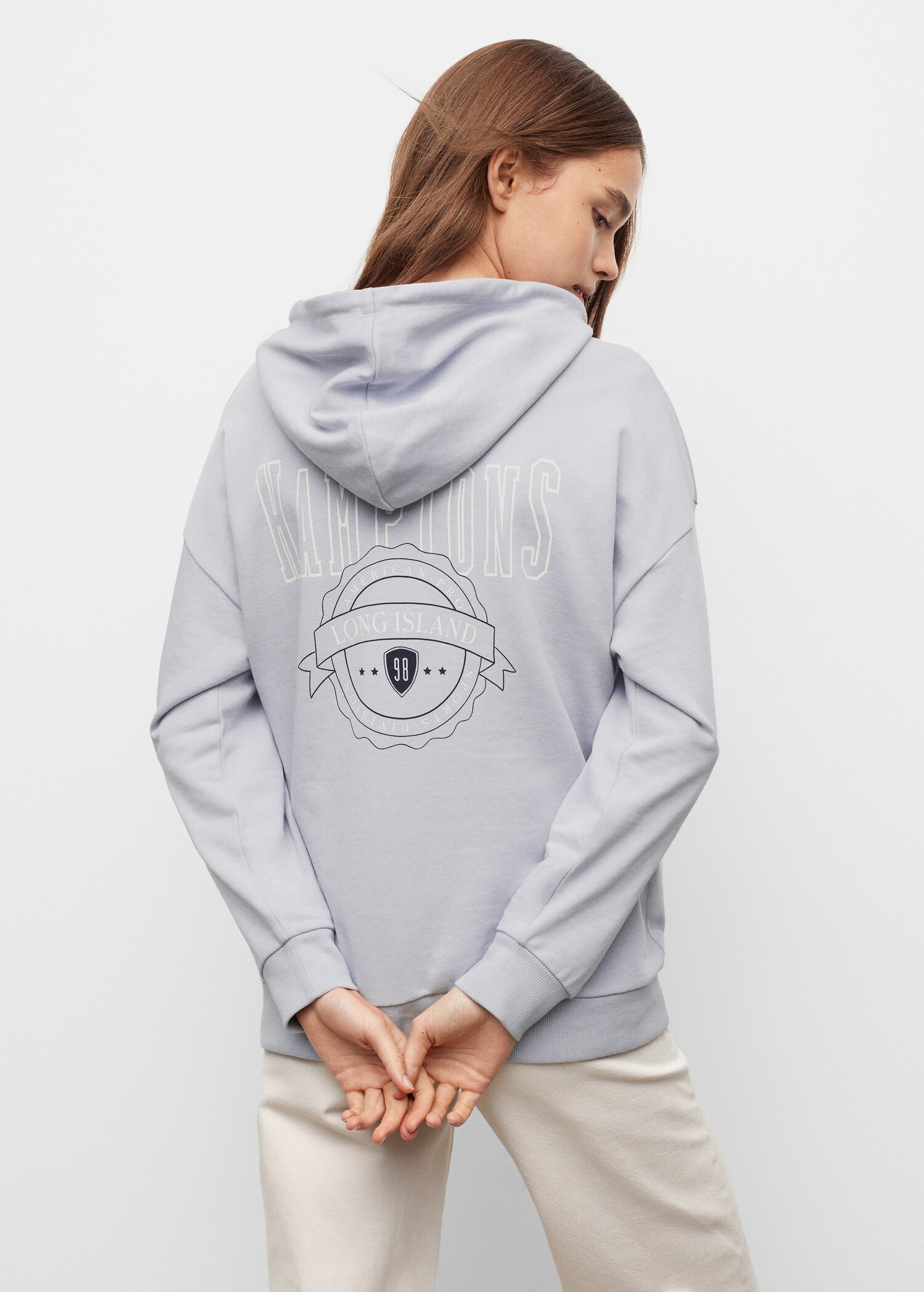 Hoodie cotton sweatshirt - Reverse of the article