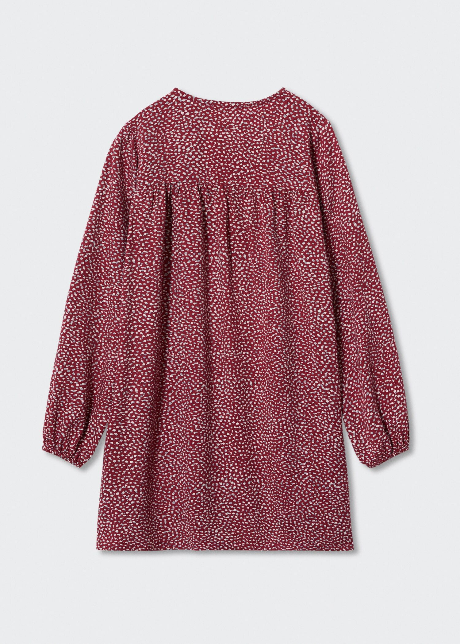 Vestido fluido estampado - Reverso del artículo