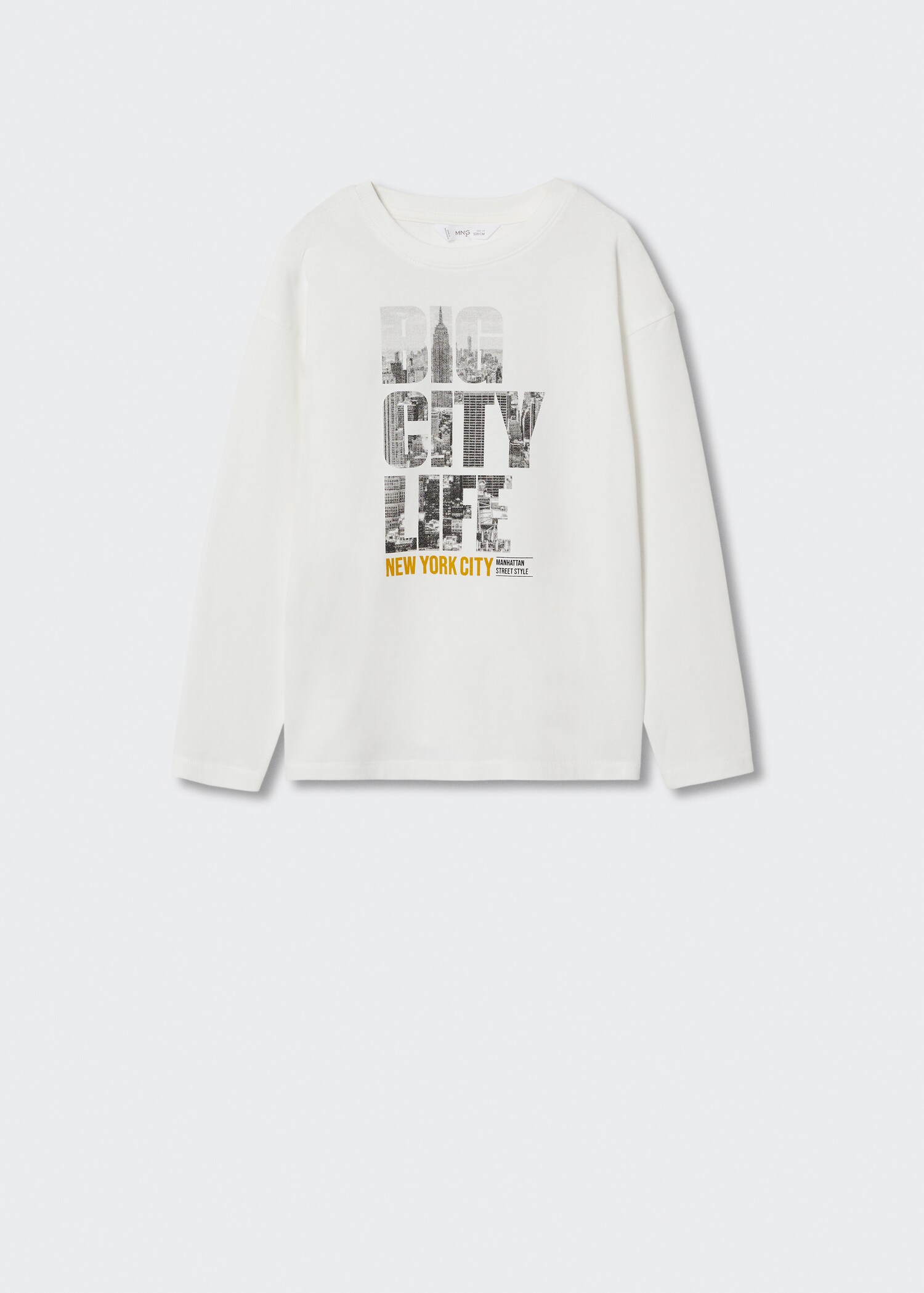 Camiseta manga larga estampada - Artículo sin modelo