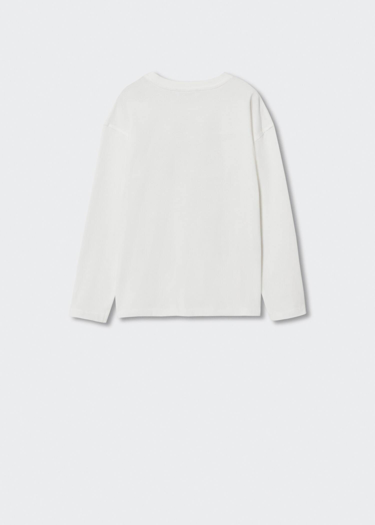 Camiseta manga larga estampada - Reverso del artículo