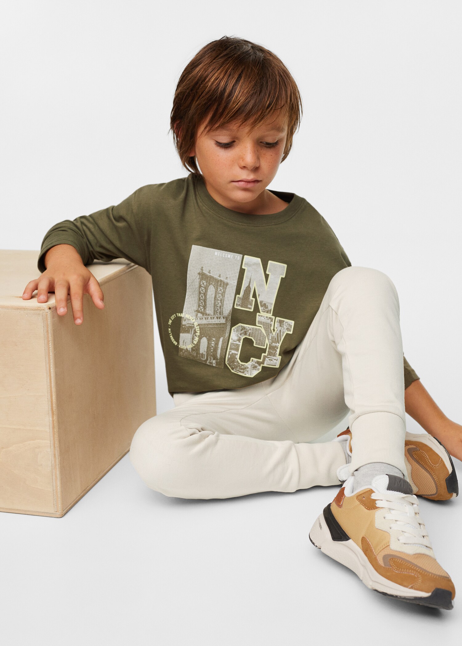 Mönstrad långärmad t-shirt - Detaljer om artikeln 2