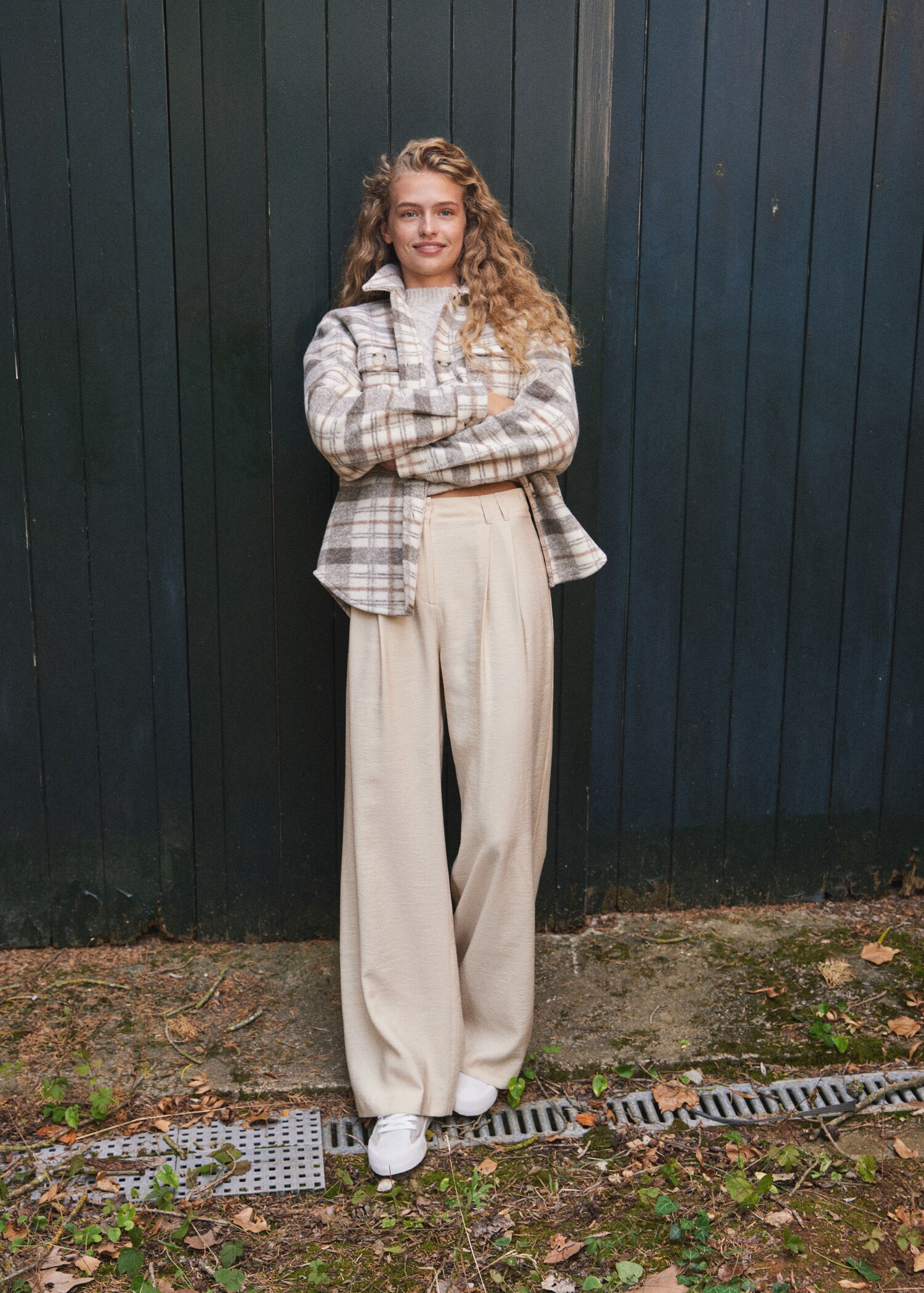 Pantalon palazzo à pinces - Détail de l'article 5