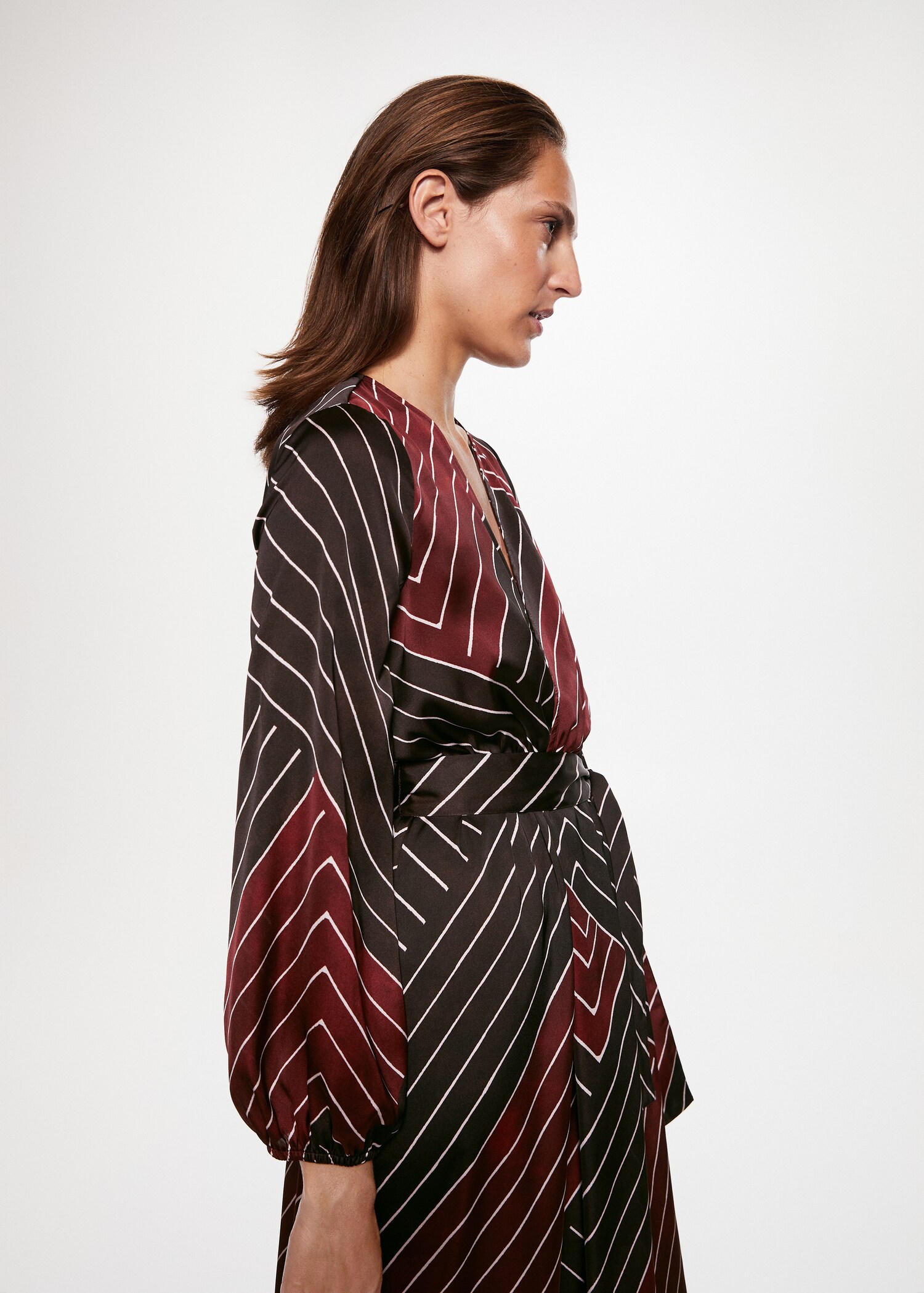 Bedrucktes Retro-Kleid - Detail des Artikels 4