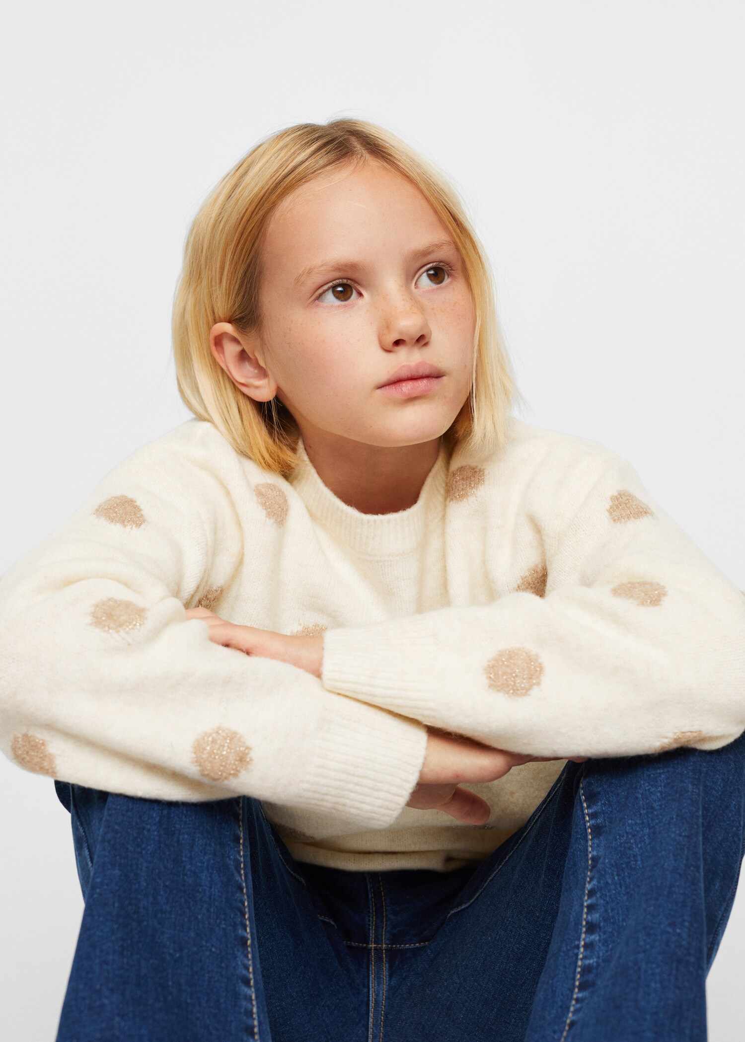 Pullover maglia pois - Piano medio