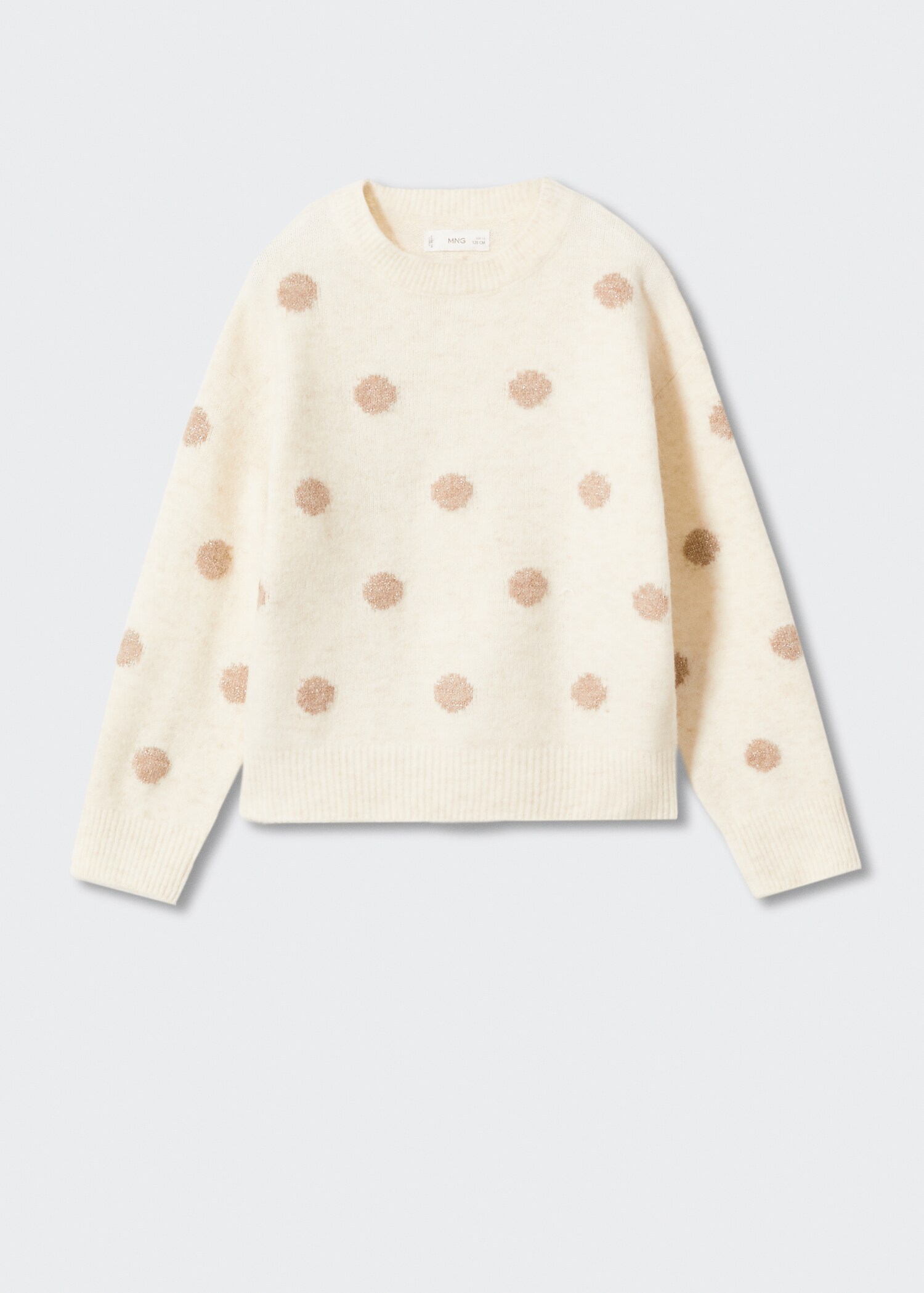 Pullover maglia pois - Articolo senza modello