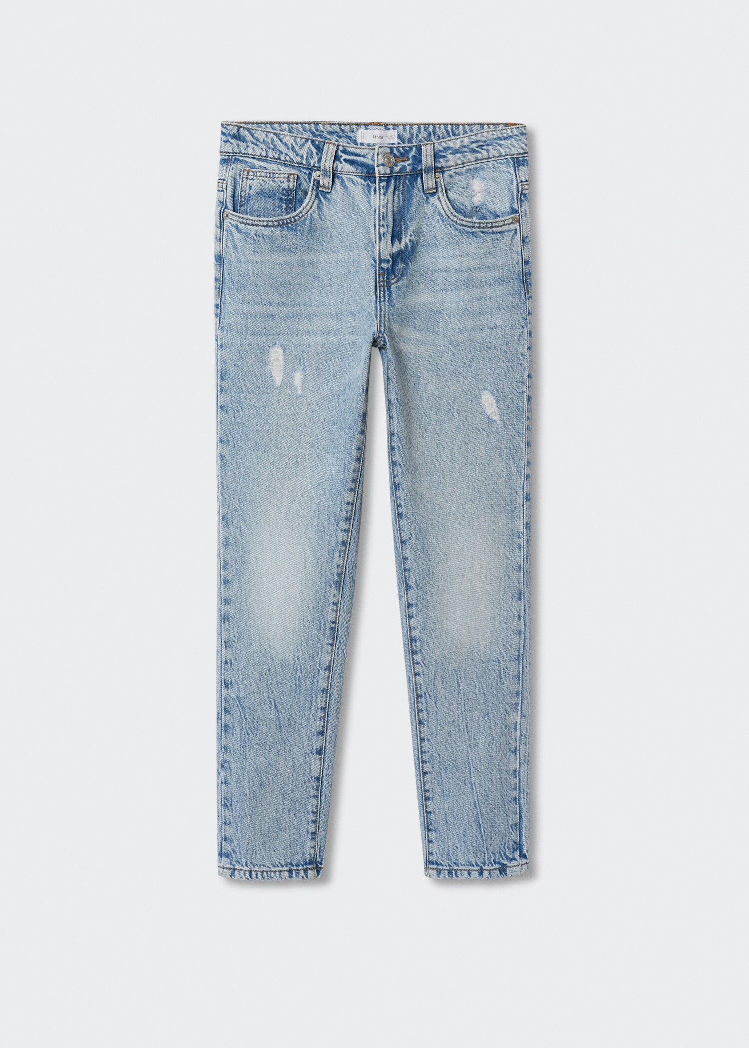Raka ankellånga jeans - Artikel utan modell