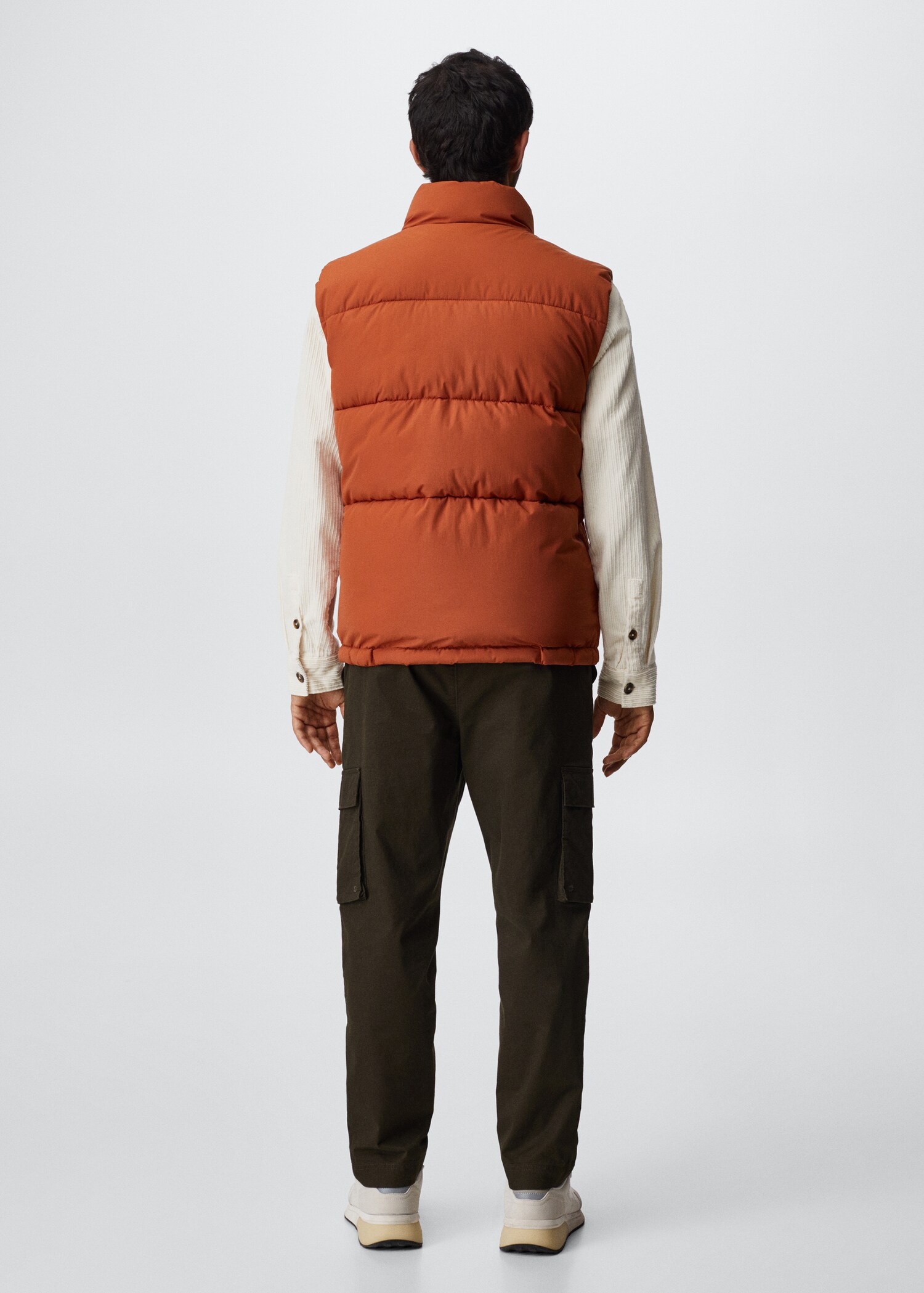 Waterafstotende bodywarmer - Achterkant van het artikel
