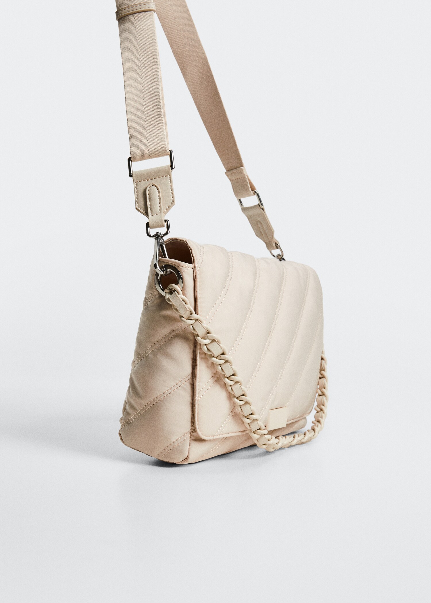 Quilted shoulder bag - Medium plane