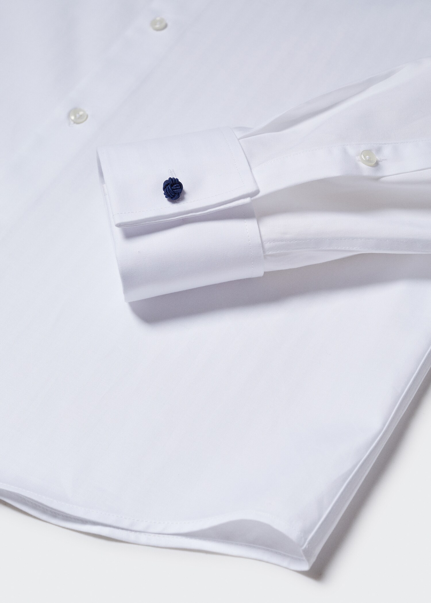 Camisa vestit regular fit botons de puny - Detall de l'article 8