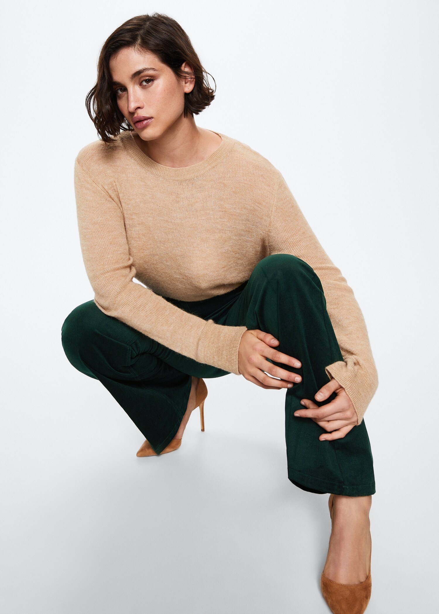 Flared corduroy trousers - Details of the article 4