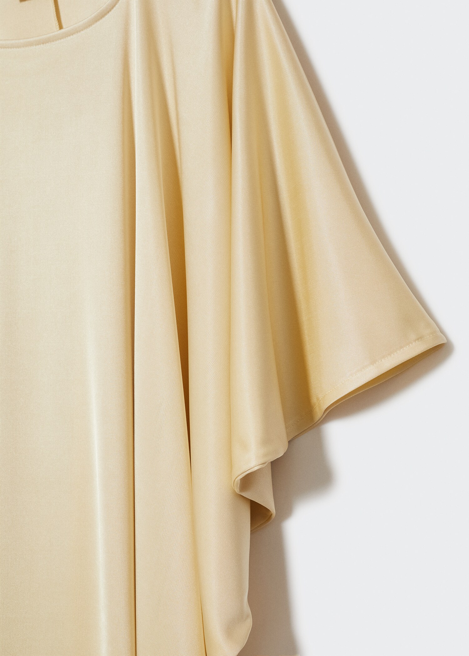 Flowy satin dress - Details of the article 8