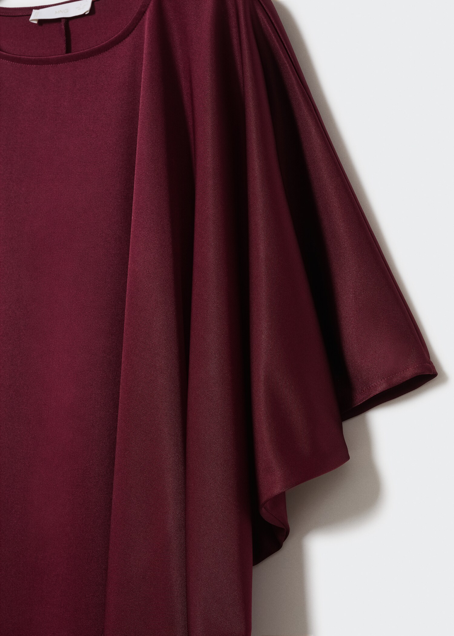 Flowy satin dress - Details of the article 8
