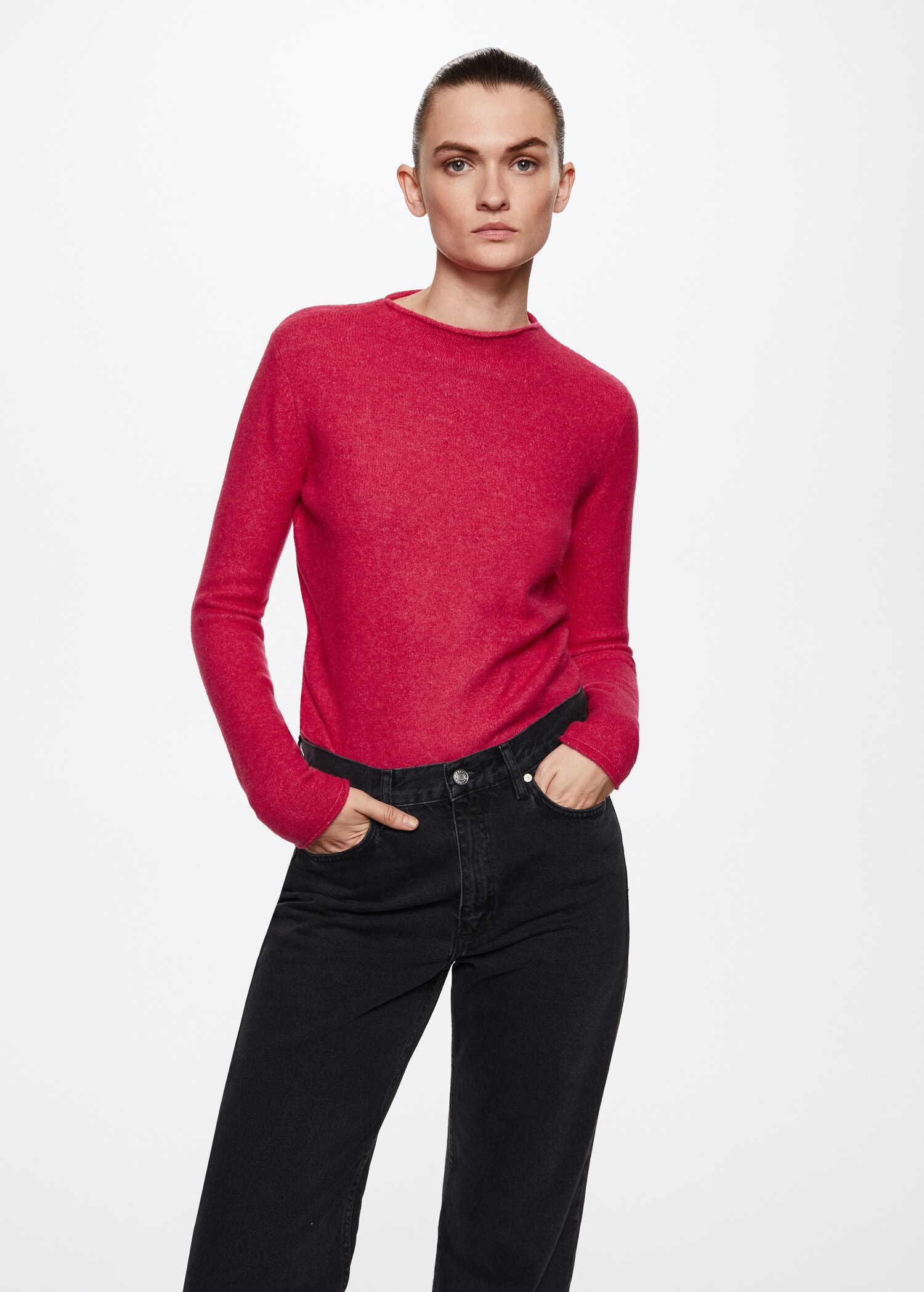 Perkins-neck sweater - Medium plane