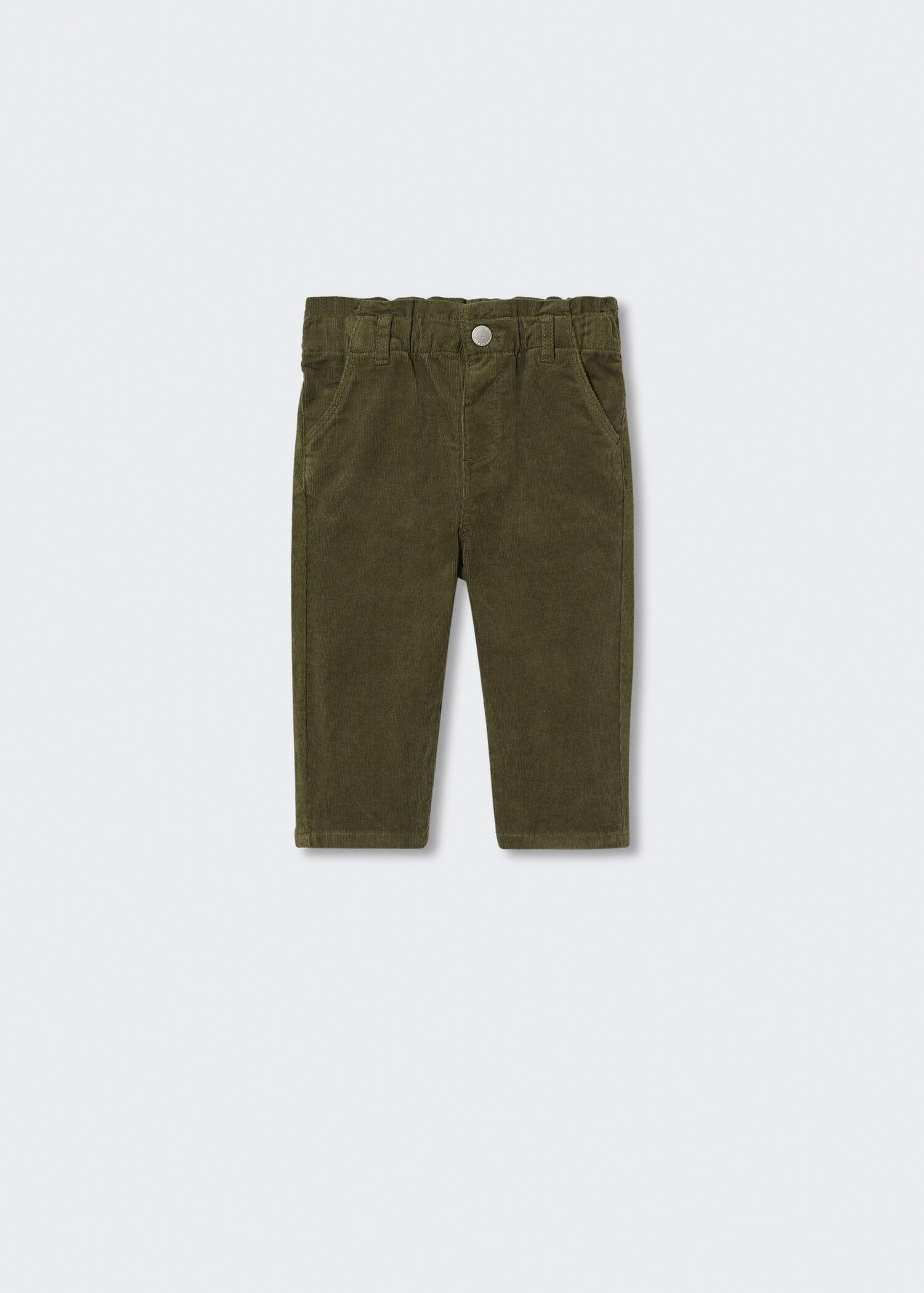 Pantalon droit velours milleraies - Article sans modèle
