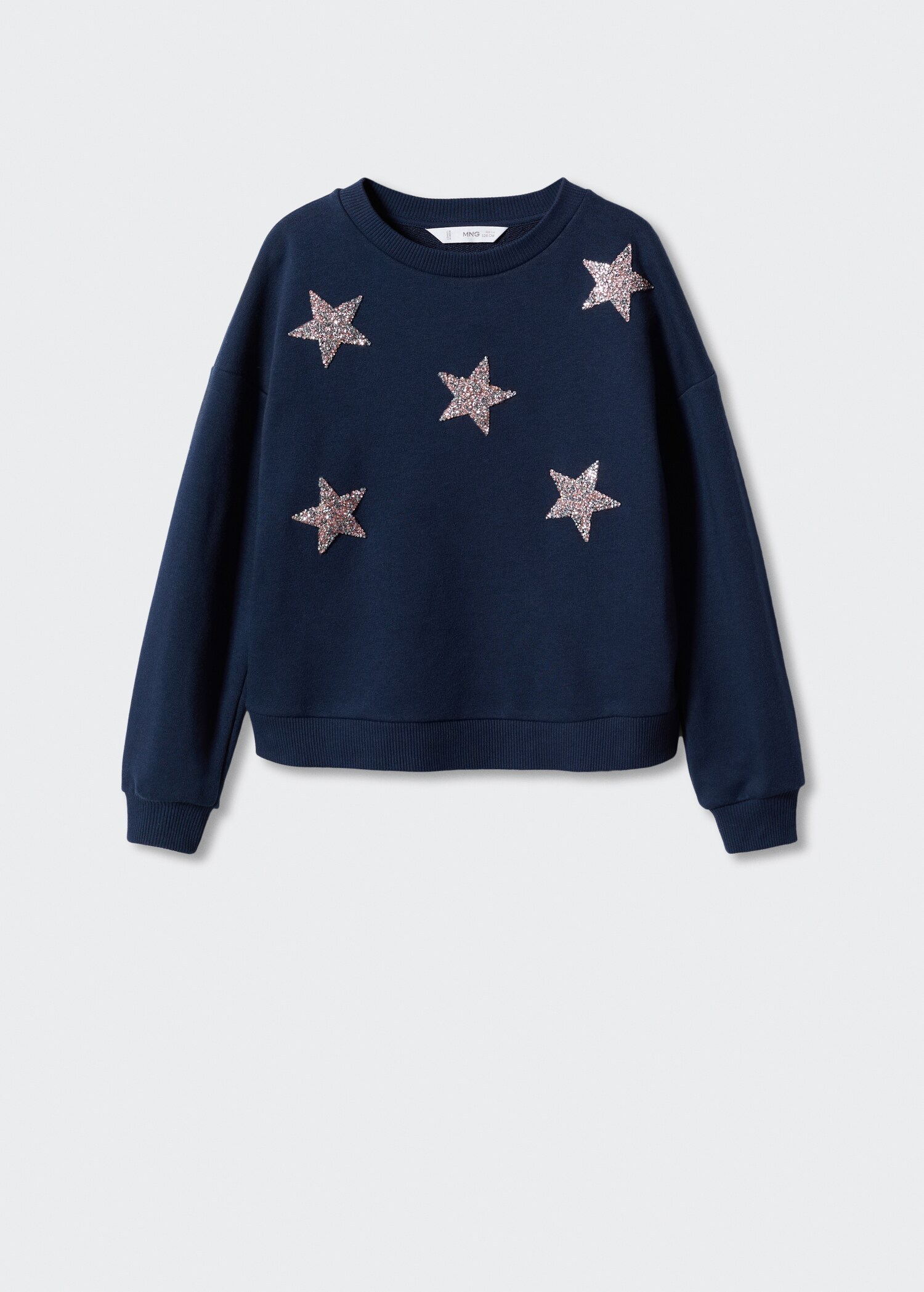 Stars beaded sweatshirt - Article without model