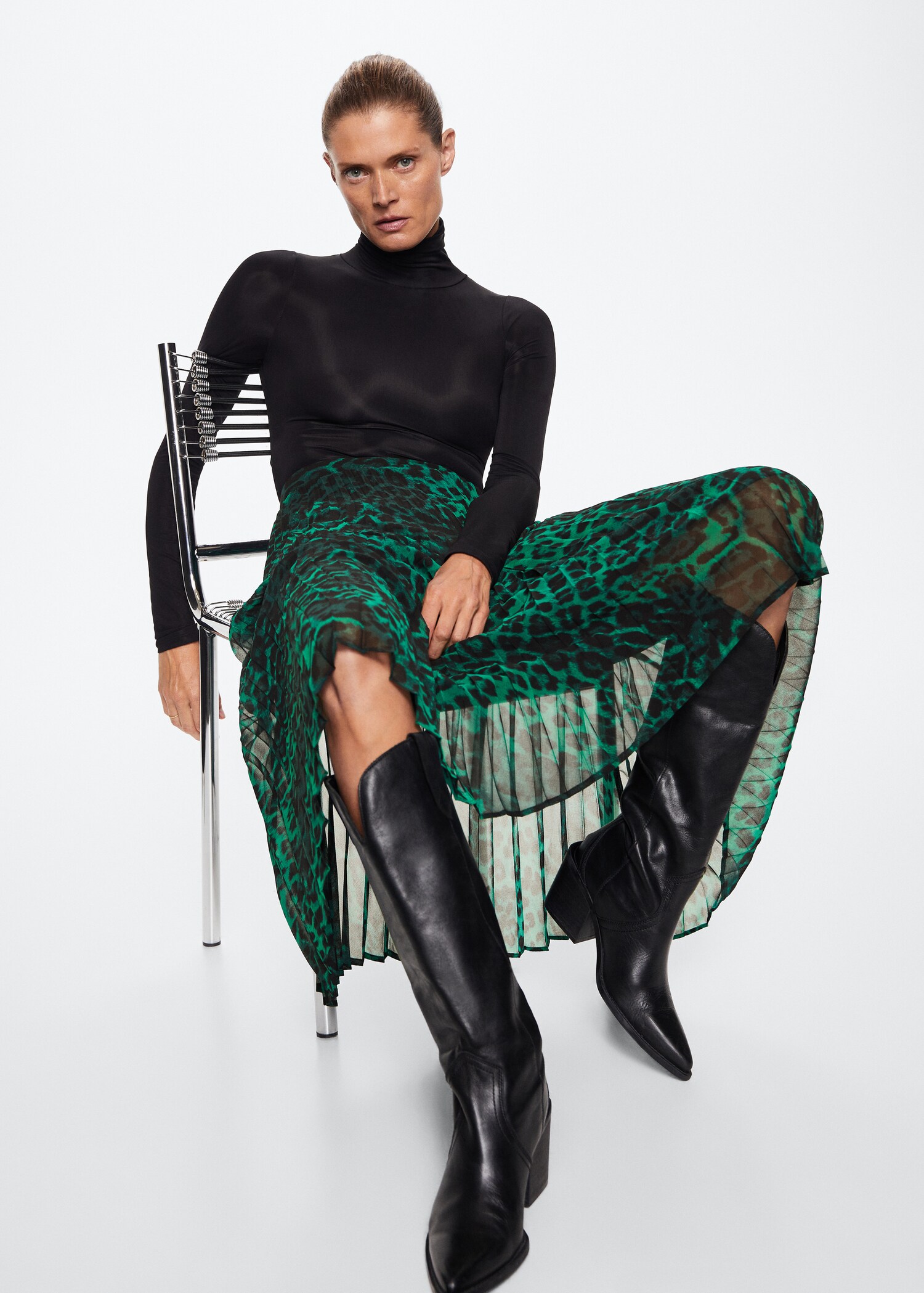 Rock mit Animal Print - Damen | MANGO OUTLET Liechtenstein