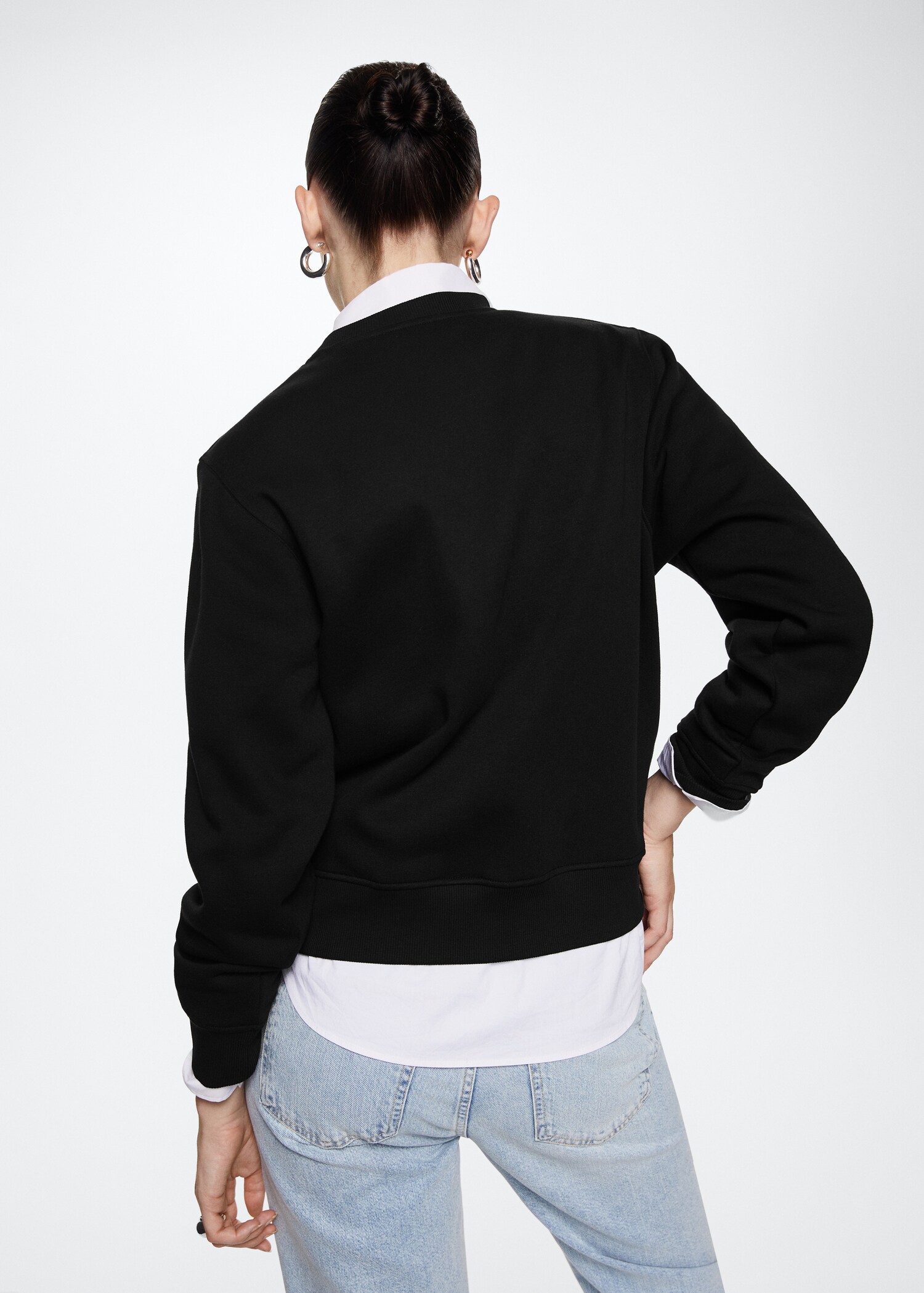 Sweat-shirt col rond - Verso de l’article