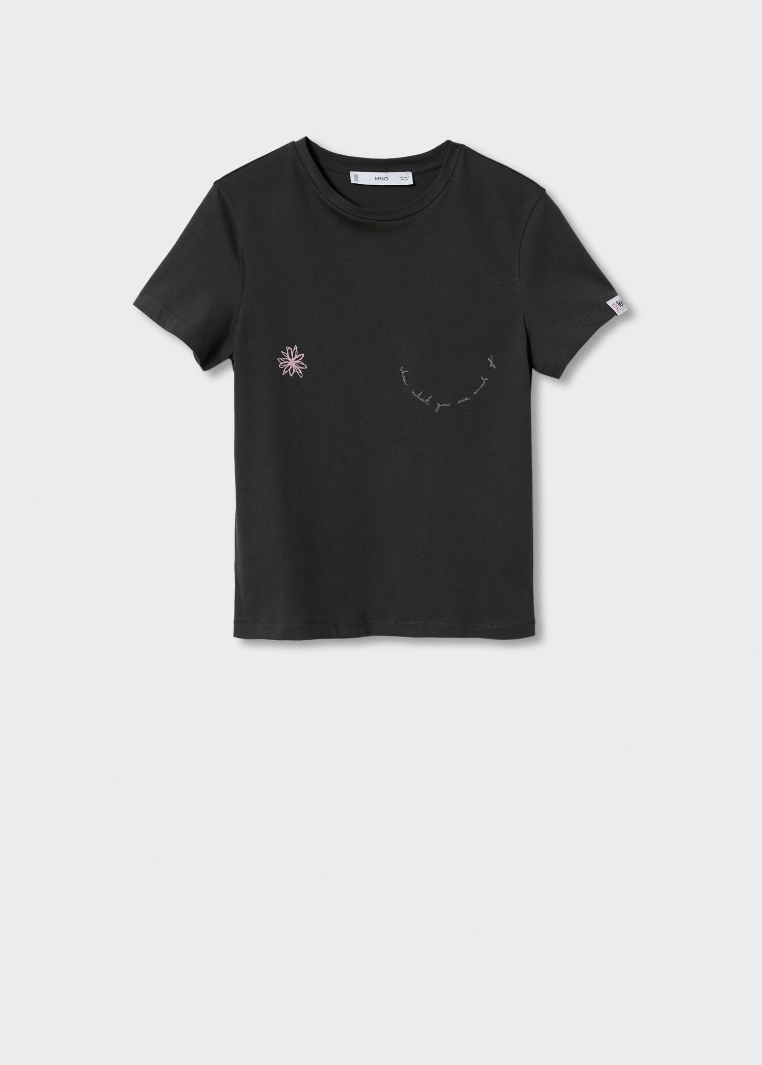 Solidarisches T-Shirt mit Schriftzug - Artikel ohne Model