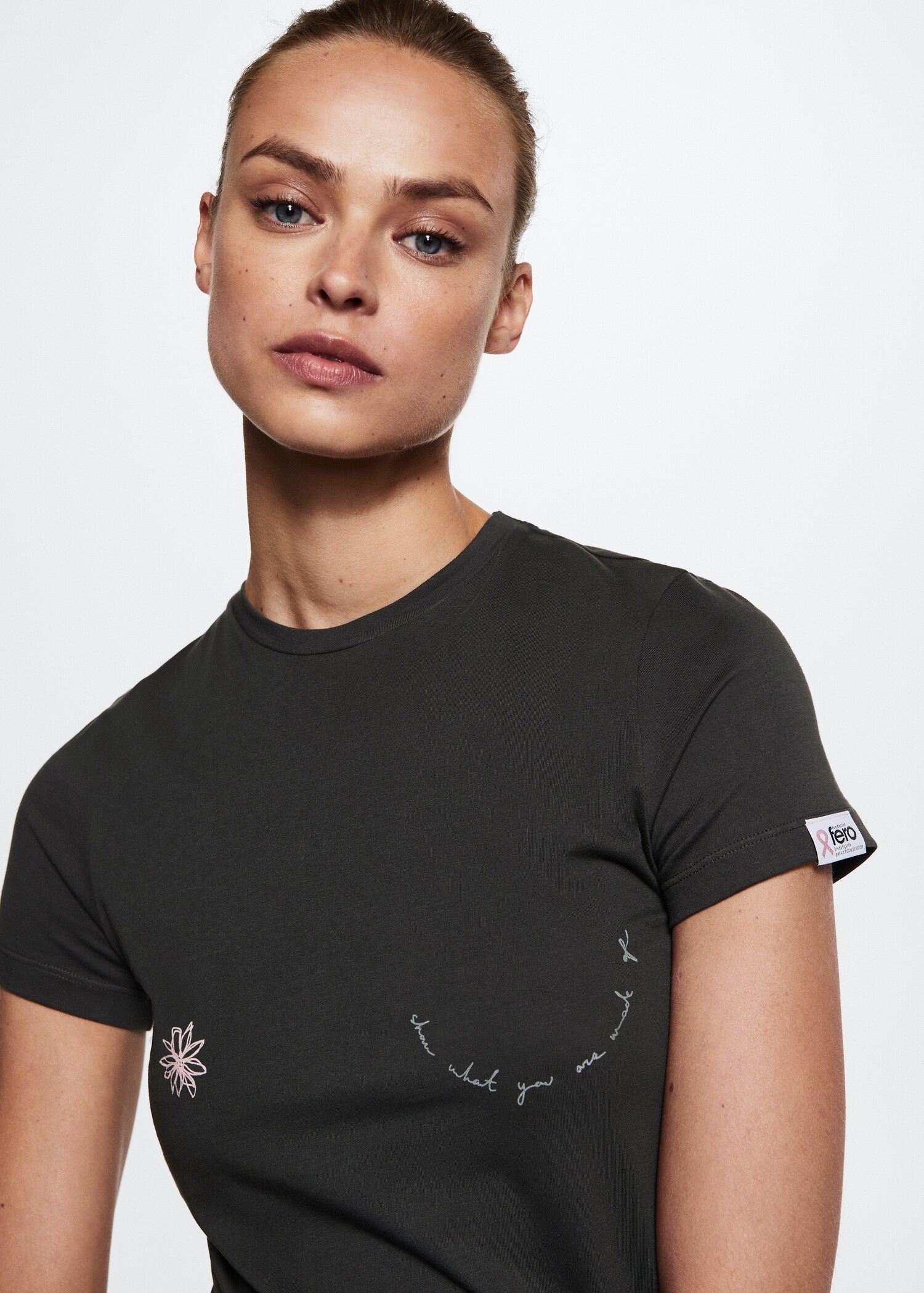 Solidarisches T-Shirt mit Schriftzug - Detail des Artikels 1