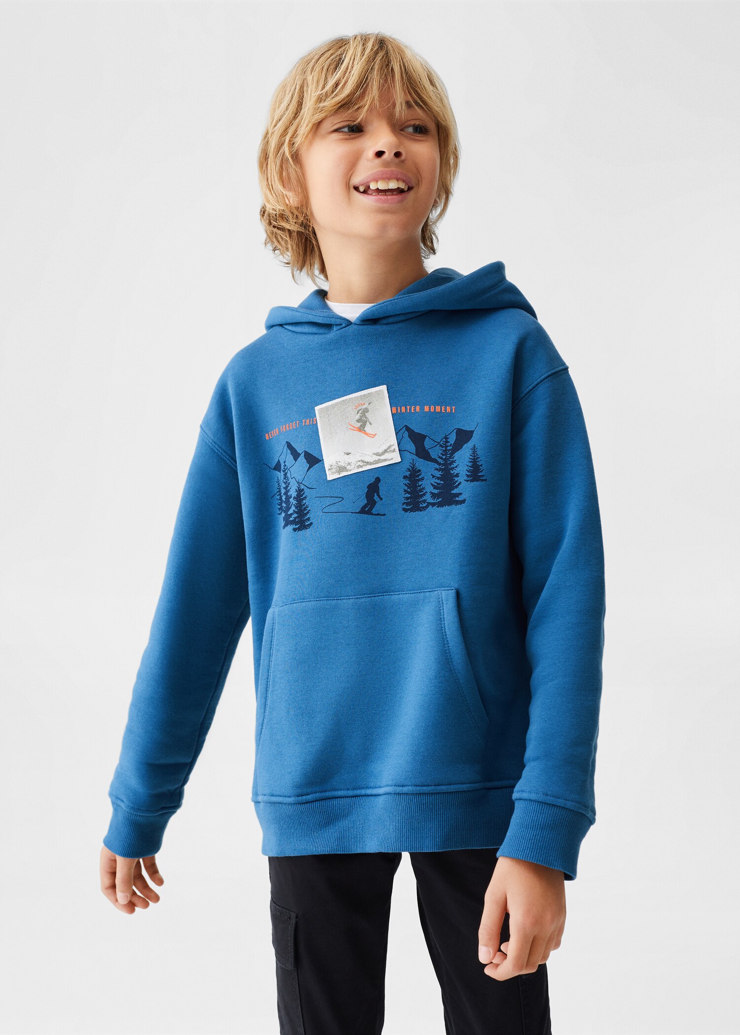 Printed hoodie - Medium plane