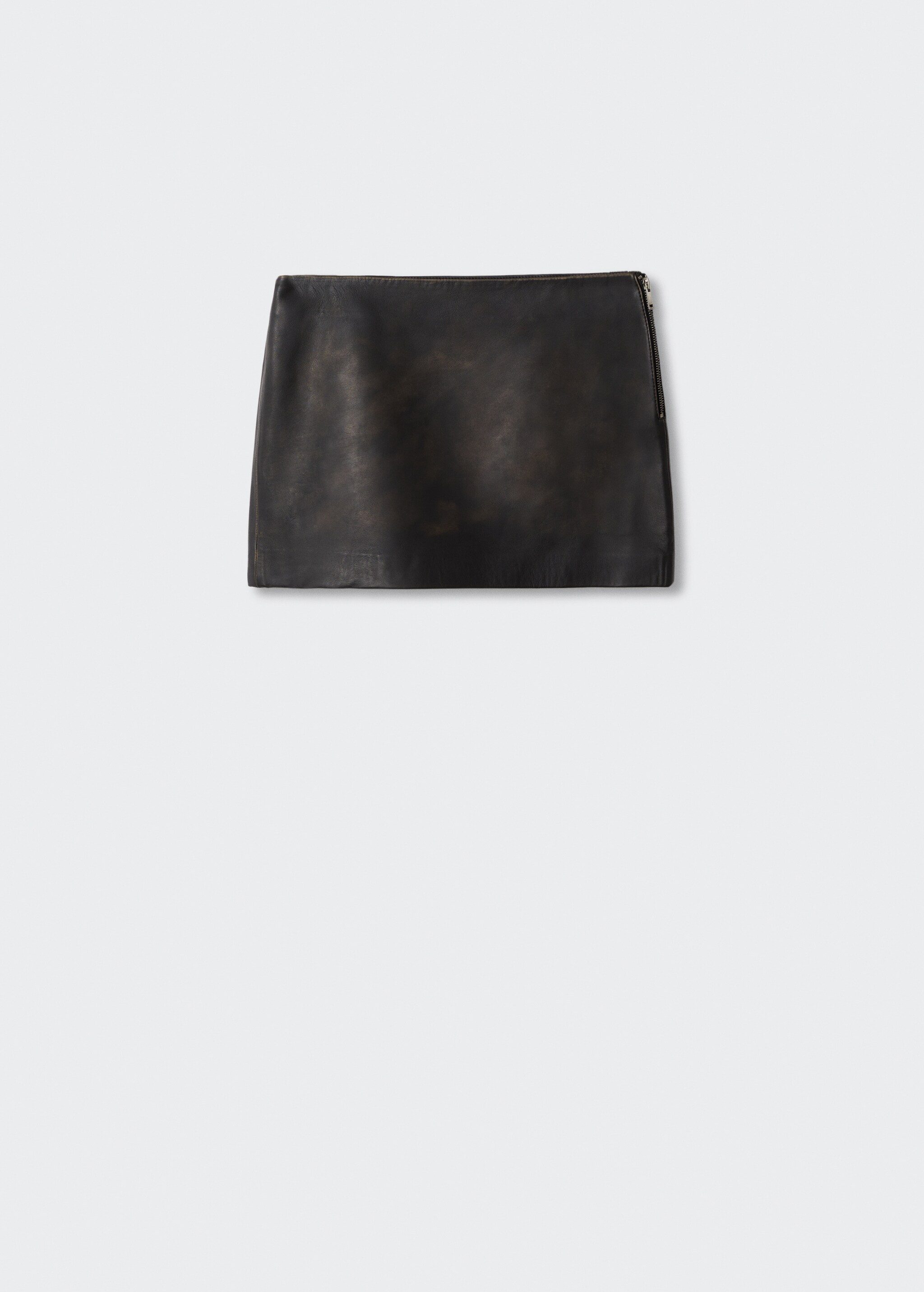 Leather miniskirt - Article without model