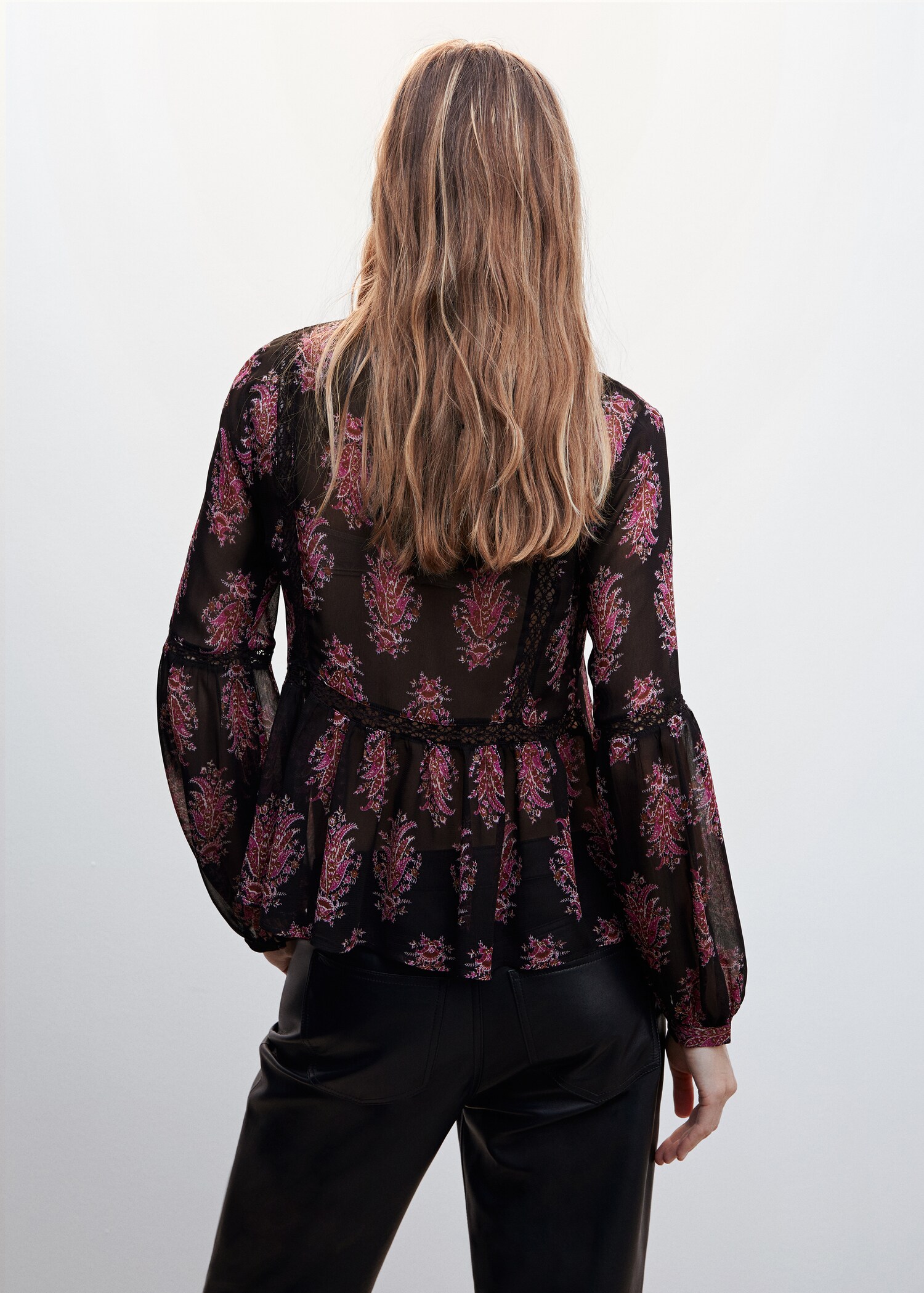 Paisley print blouse - Details of the article 1