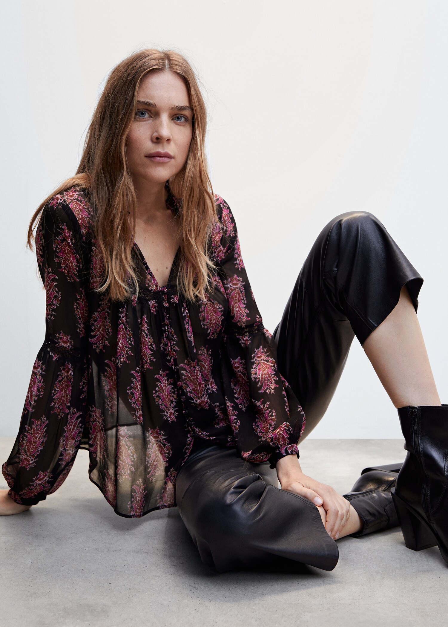 Paisley print blouse - Details of the article 2