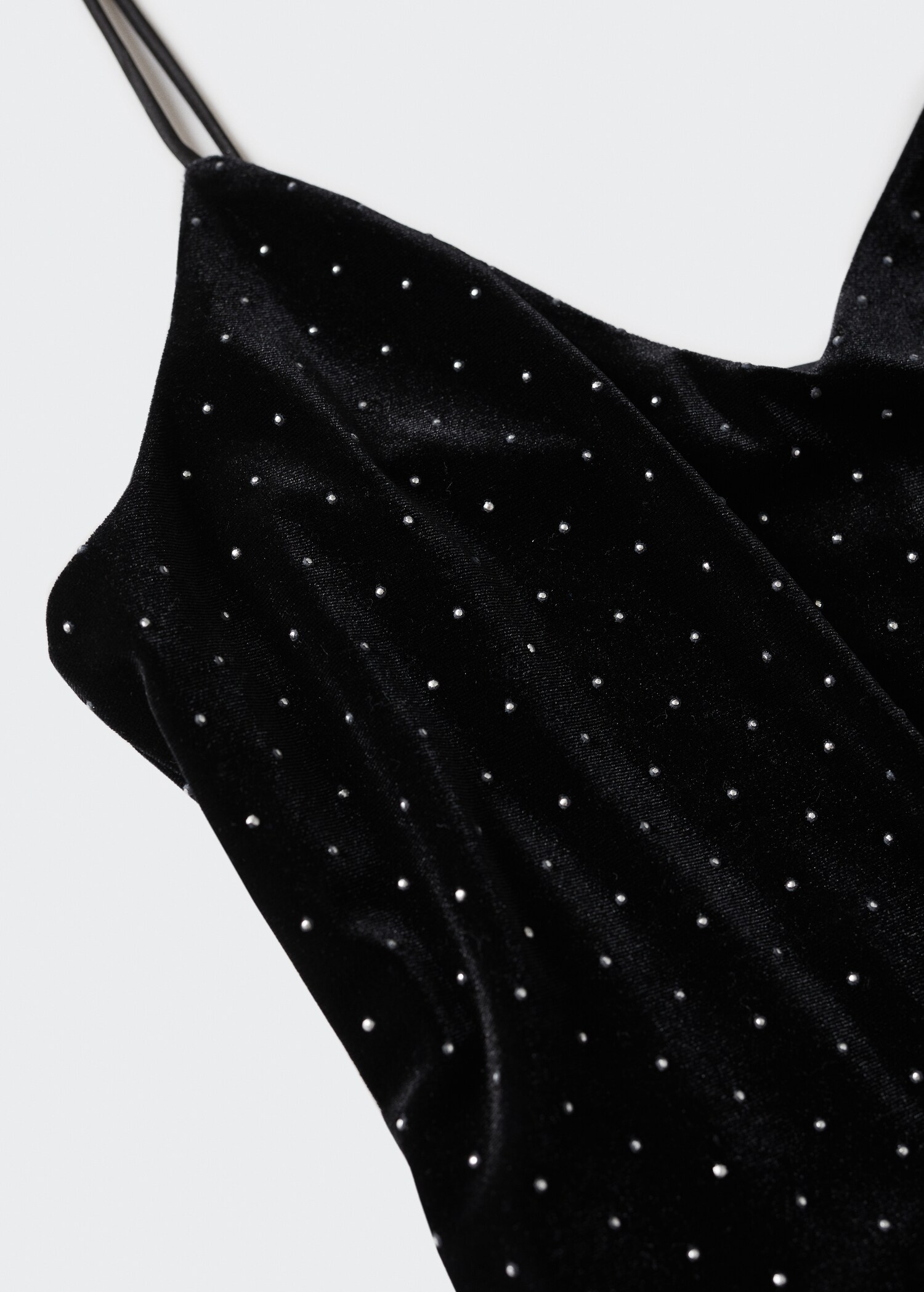 Strass velvet top - Details of the article 8