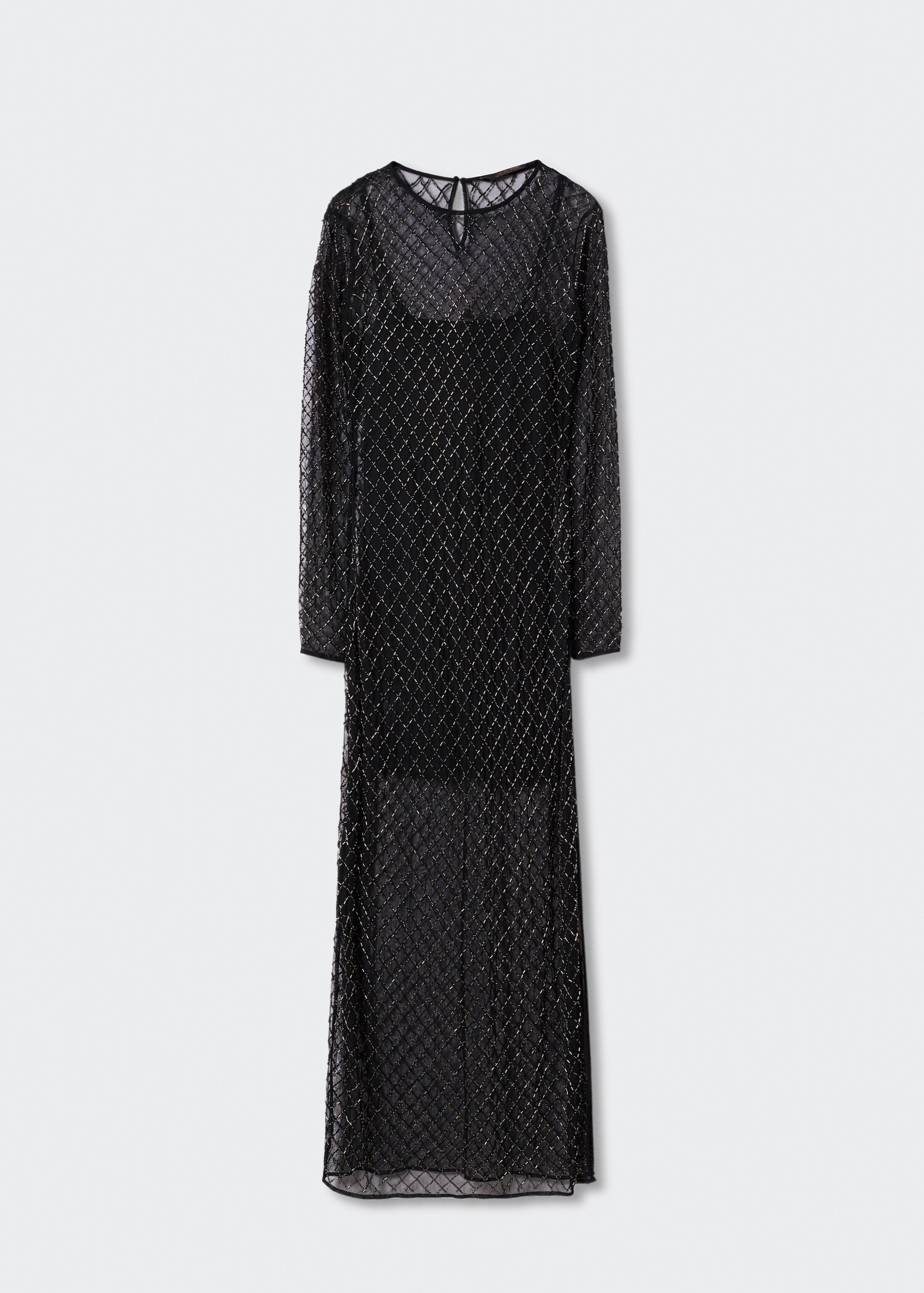 Vestido semitransparente pedreria - Artículo sin modelo