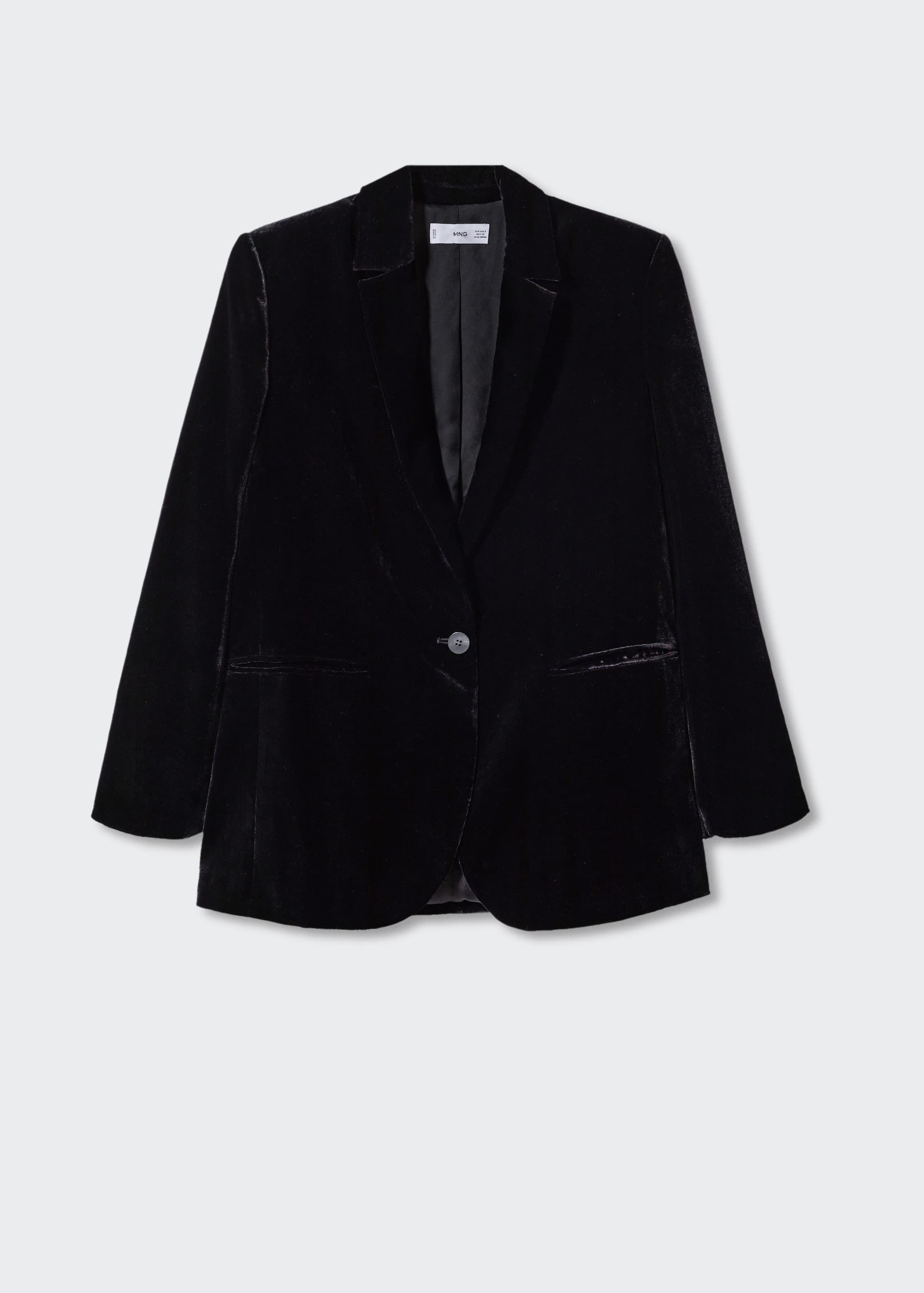 Velvet suit blazer - Article without model