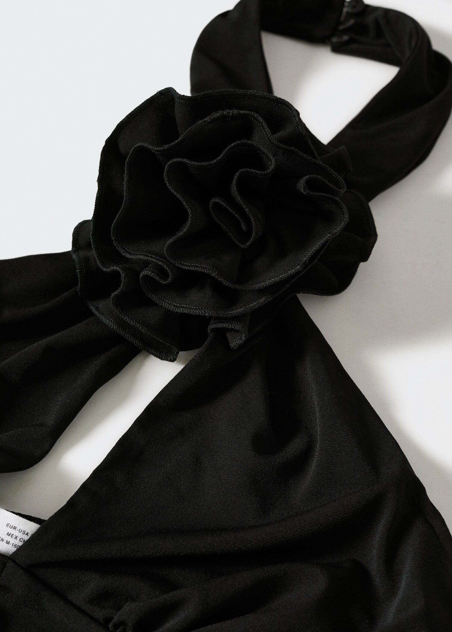 Vestido fruncido detalle flor - Detalle del artículo 8
