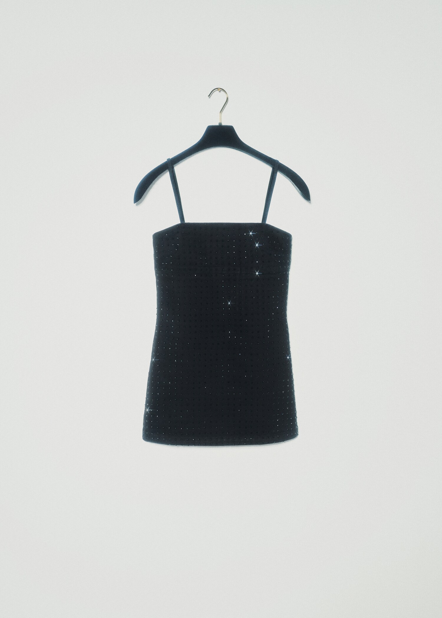 Mini-dress with crystals - Details of the article 7