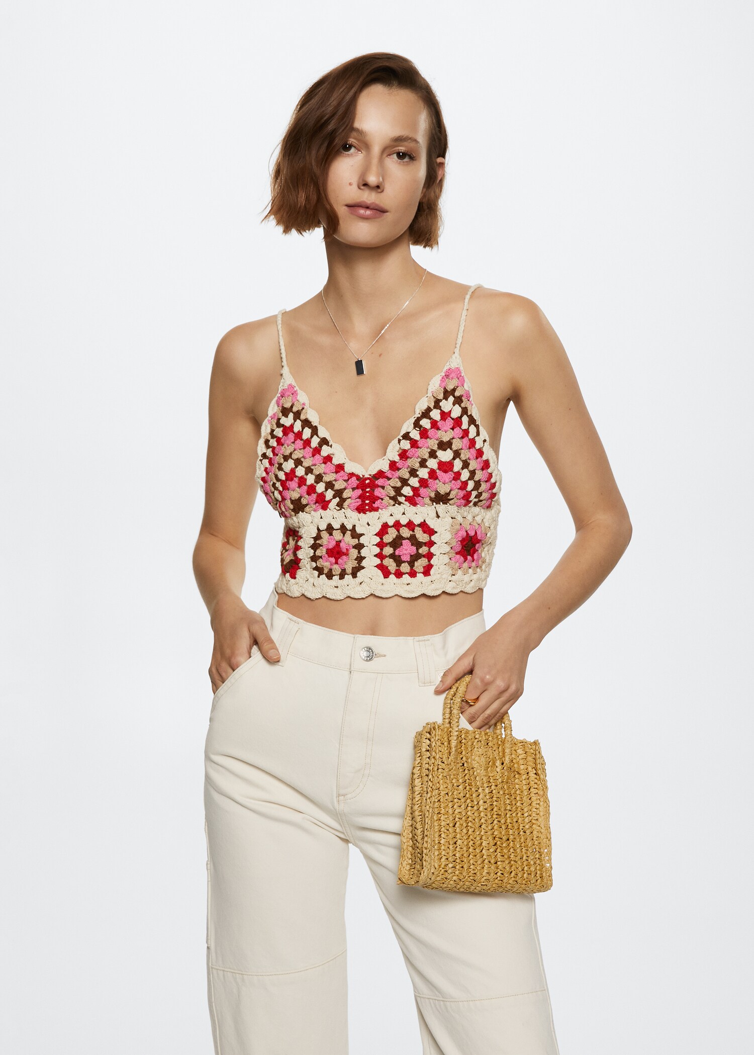 Crochet crop top - Medium plane